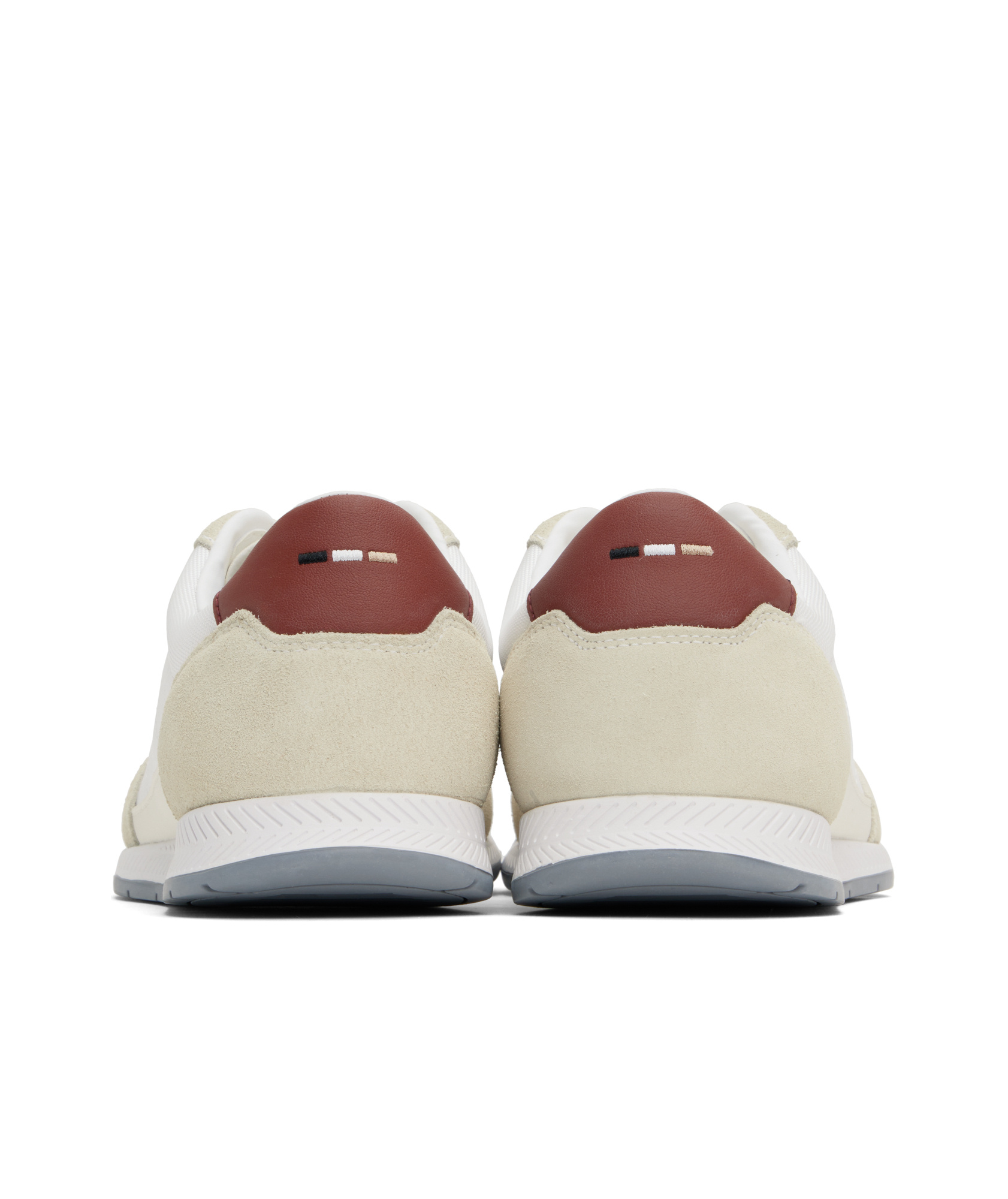 Hugo Boss Lace-up Sneakers In Open White