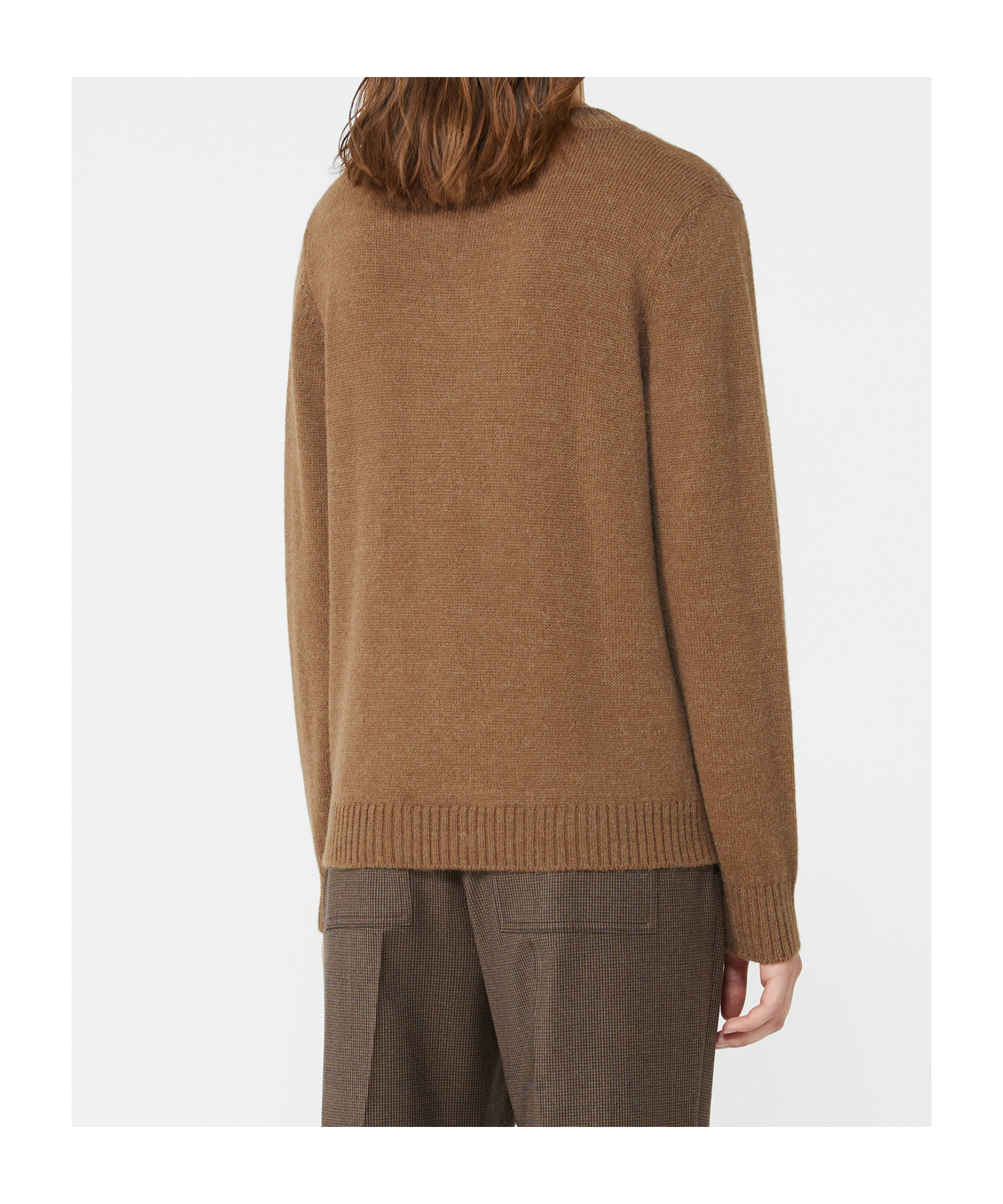 Weekend Max Mara Crew Neck Sweater In Brown