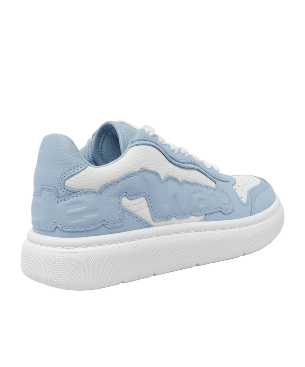 Alexander Wang Puff Leather Chunky Sneakers In White