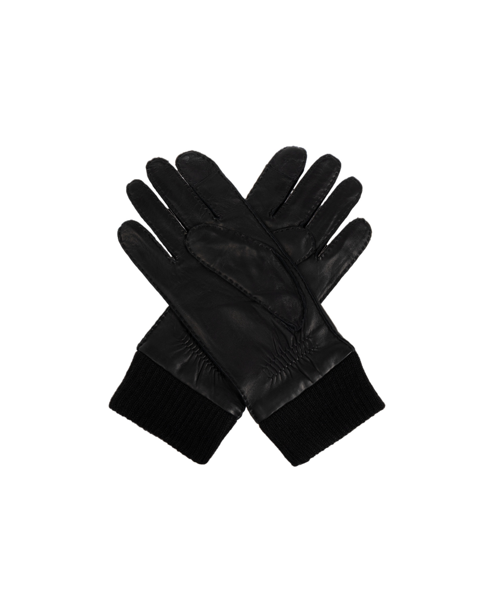 Ami Alexandre Mattiussi Five-finger Gloves In Black