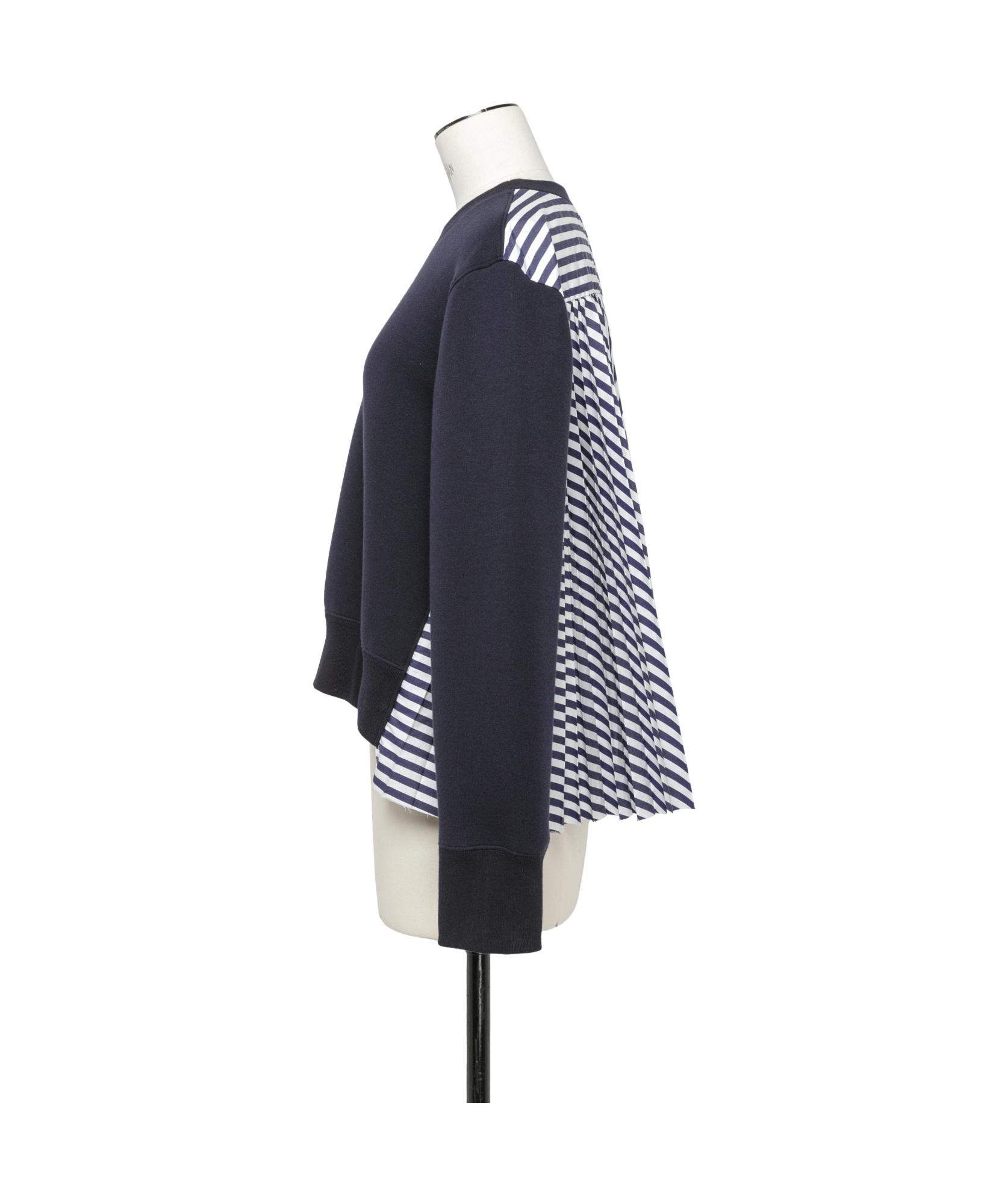 Sacai Spliced Hoodie In Black