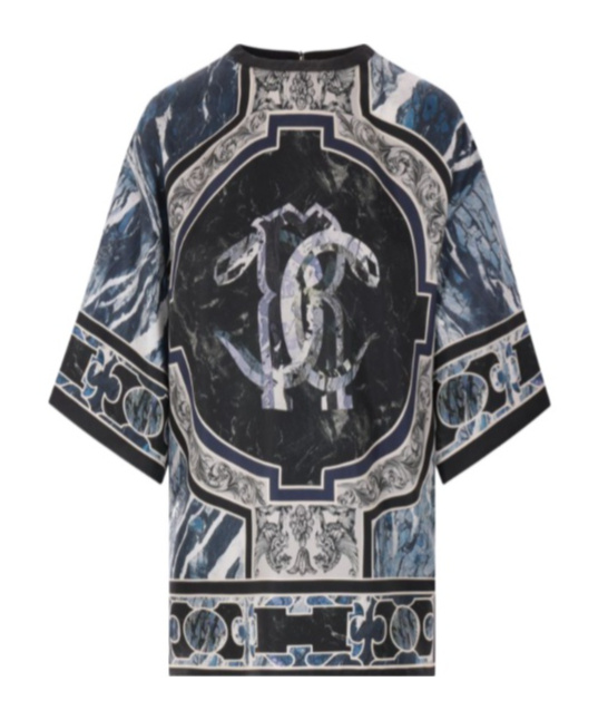 ROBERTO CAVALLI PRINTED BLOUSE