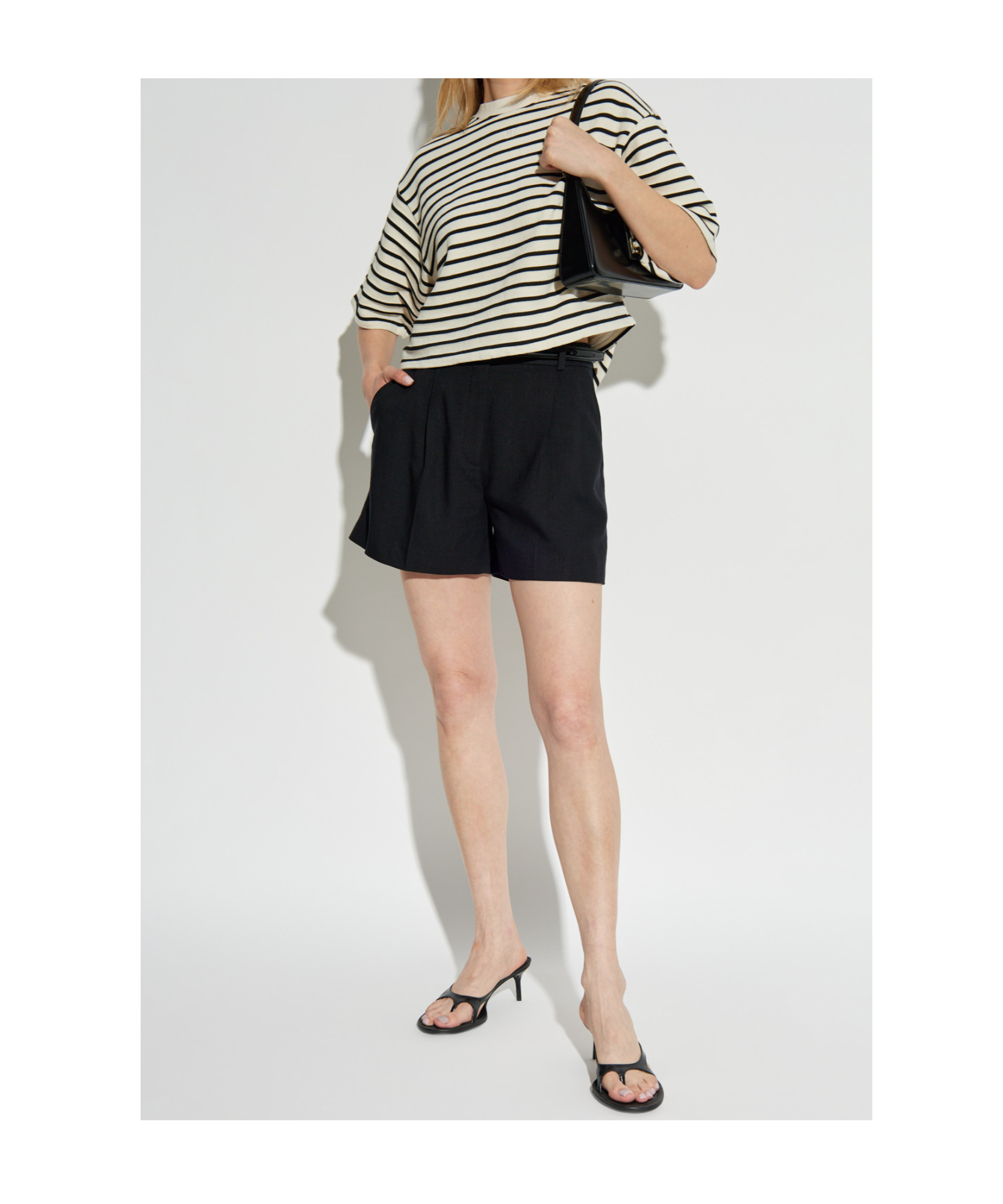 Shop Anine Bing Trent Shorts