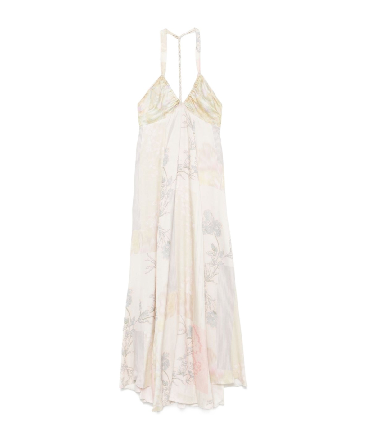Shop Forte Forte Suspender Dress In Multicolor