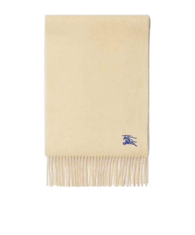 Burberry Reversible Cashmere Scarf In Sand Color