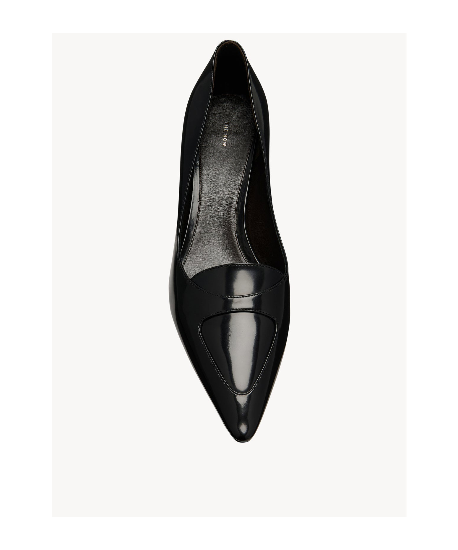 The Row Liisa Distressed Kitten-heel Pumps In Black
