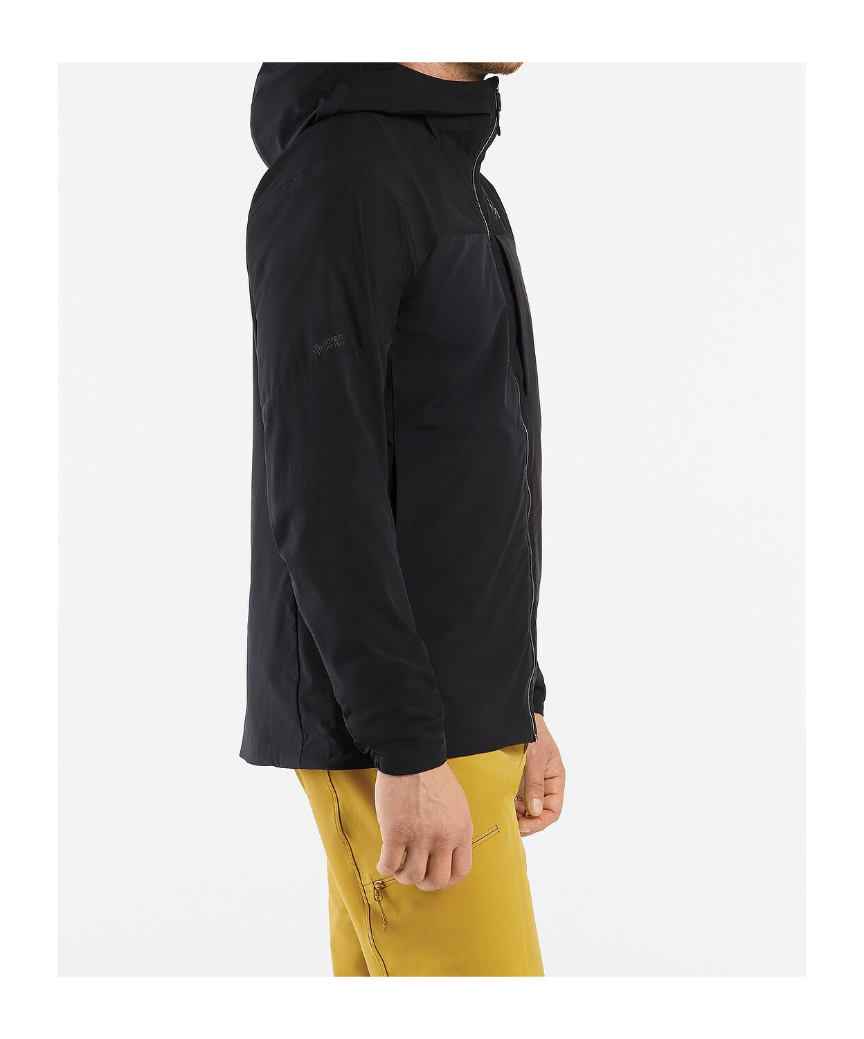 Arc'teryx Proton Hybrid Hooded Jacket In Black
