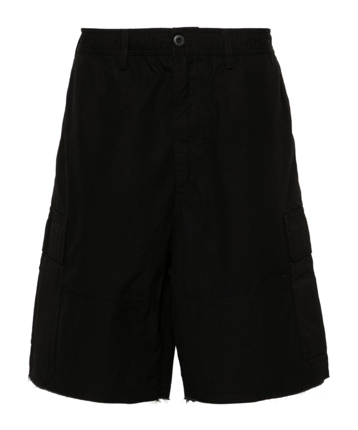 032c Logo-patch Cargo Shorts In Black