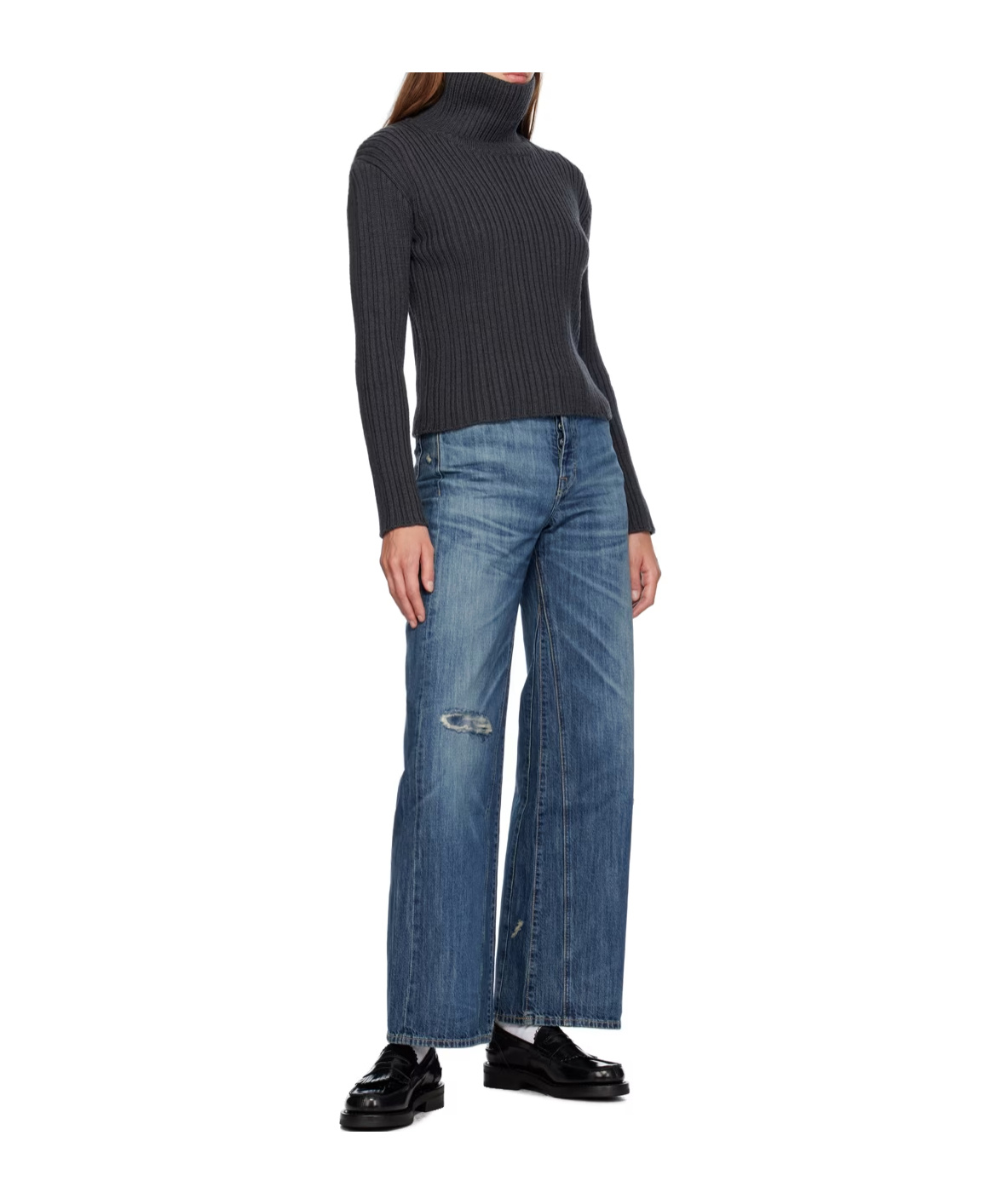 Our Legacy Knitted Design Sweater In Black