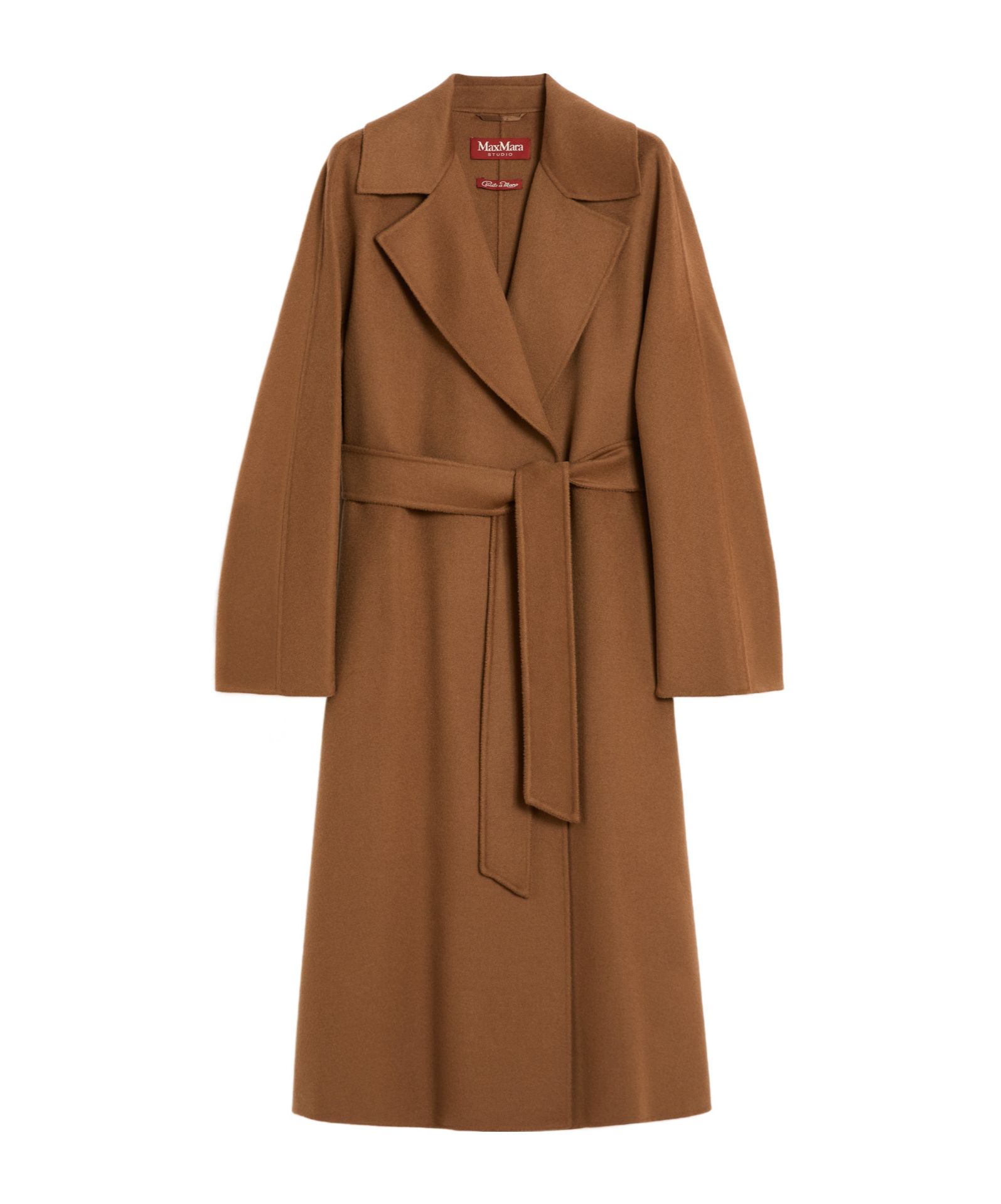 Max Mara Wool, Cashmere And Silk Coat In Brown