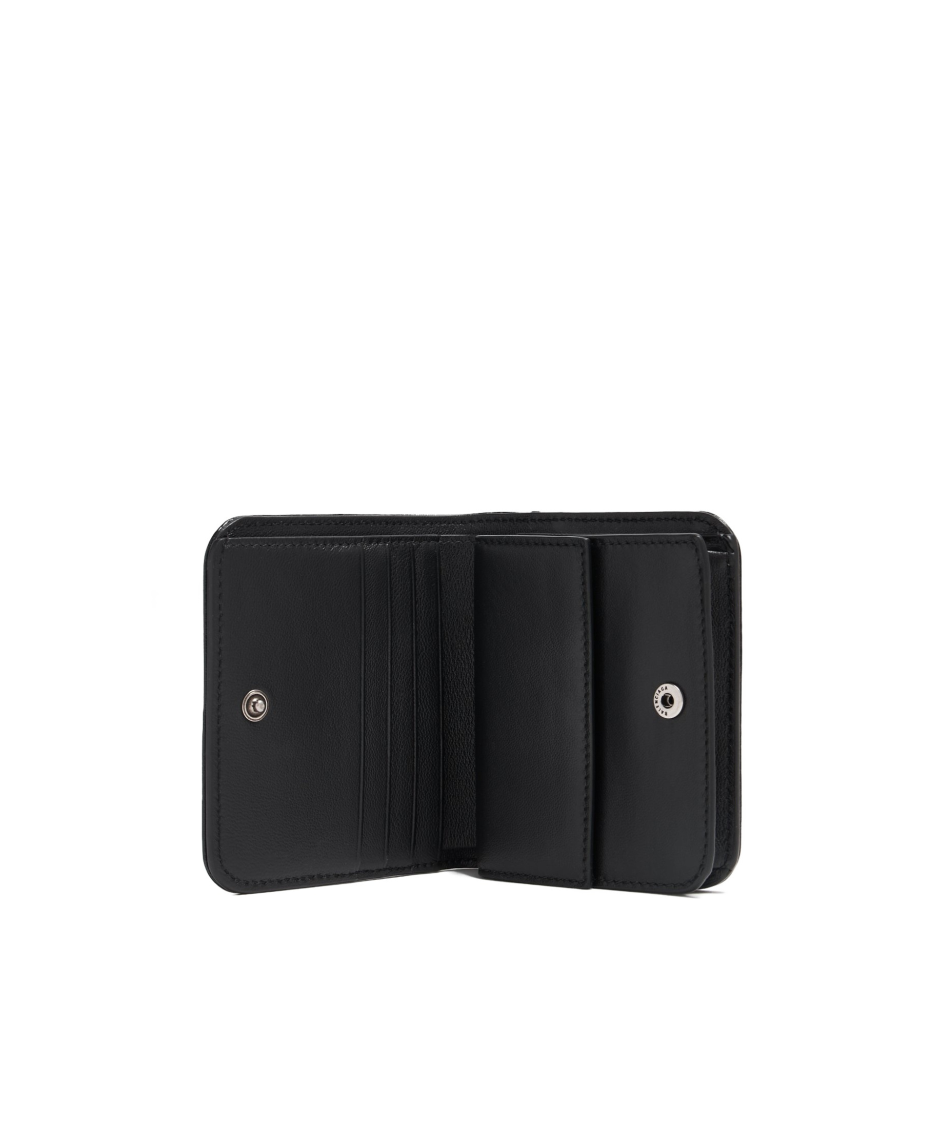 Balenciaga Snap Wallet In Black