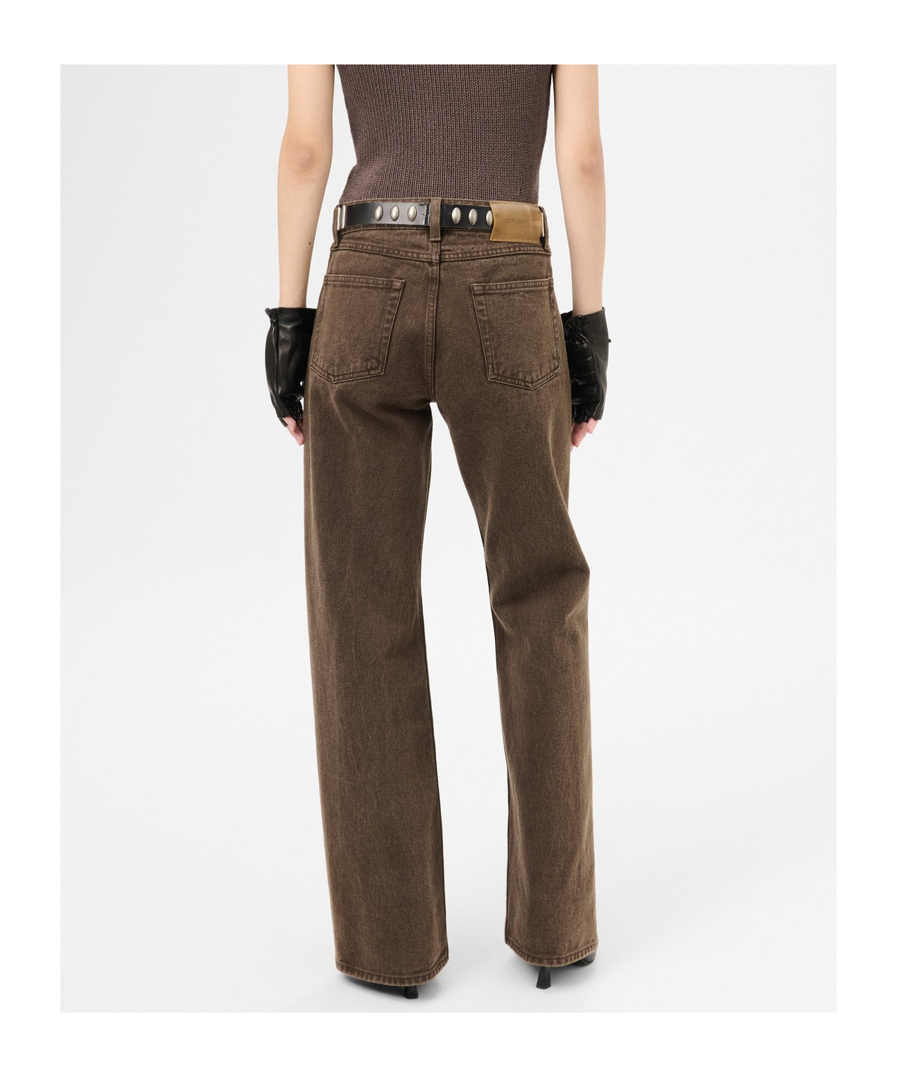 Our Legacy Belt-loop Jeans In Brown