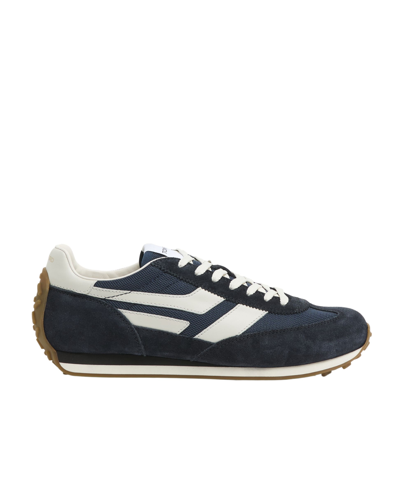 Shop Tom Ford Lace-up Sneakers In Black