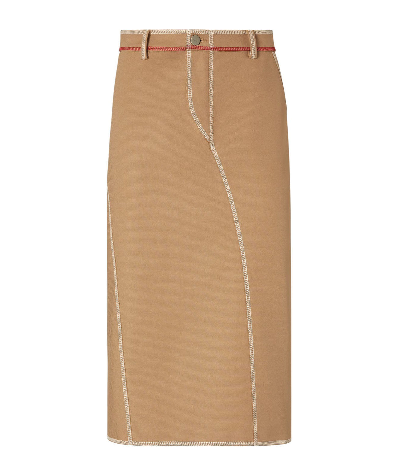 Fendi Compact Skirt Back Pockets