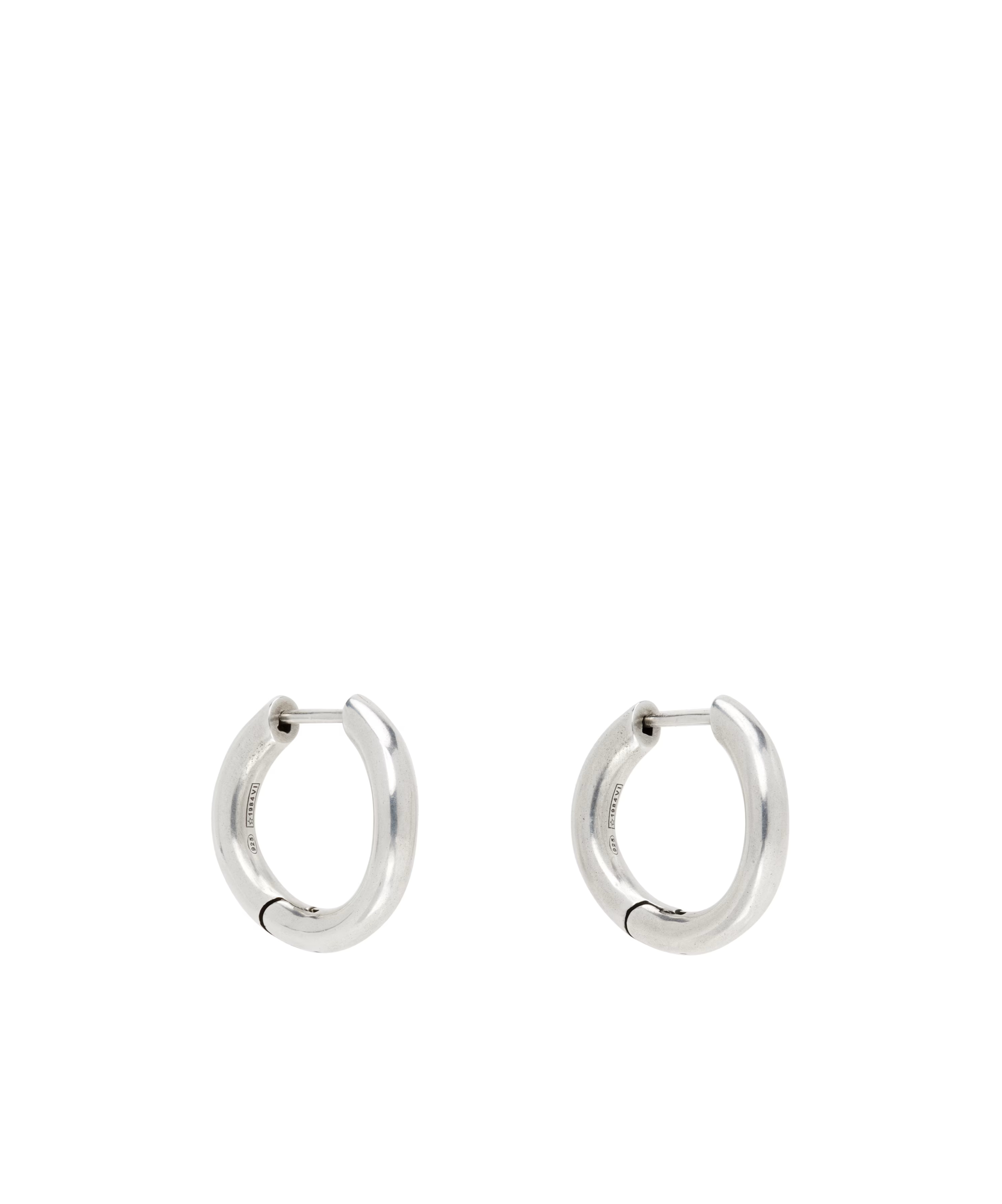 Ann Demeulemeester Alina Loop Earrings In Multi