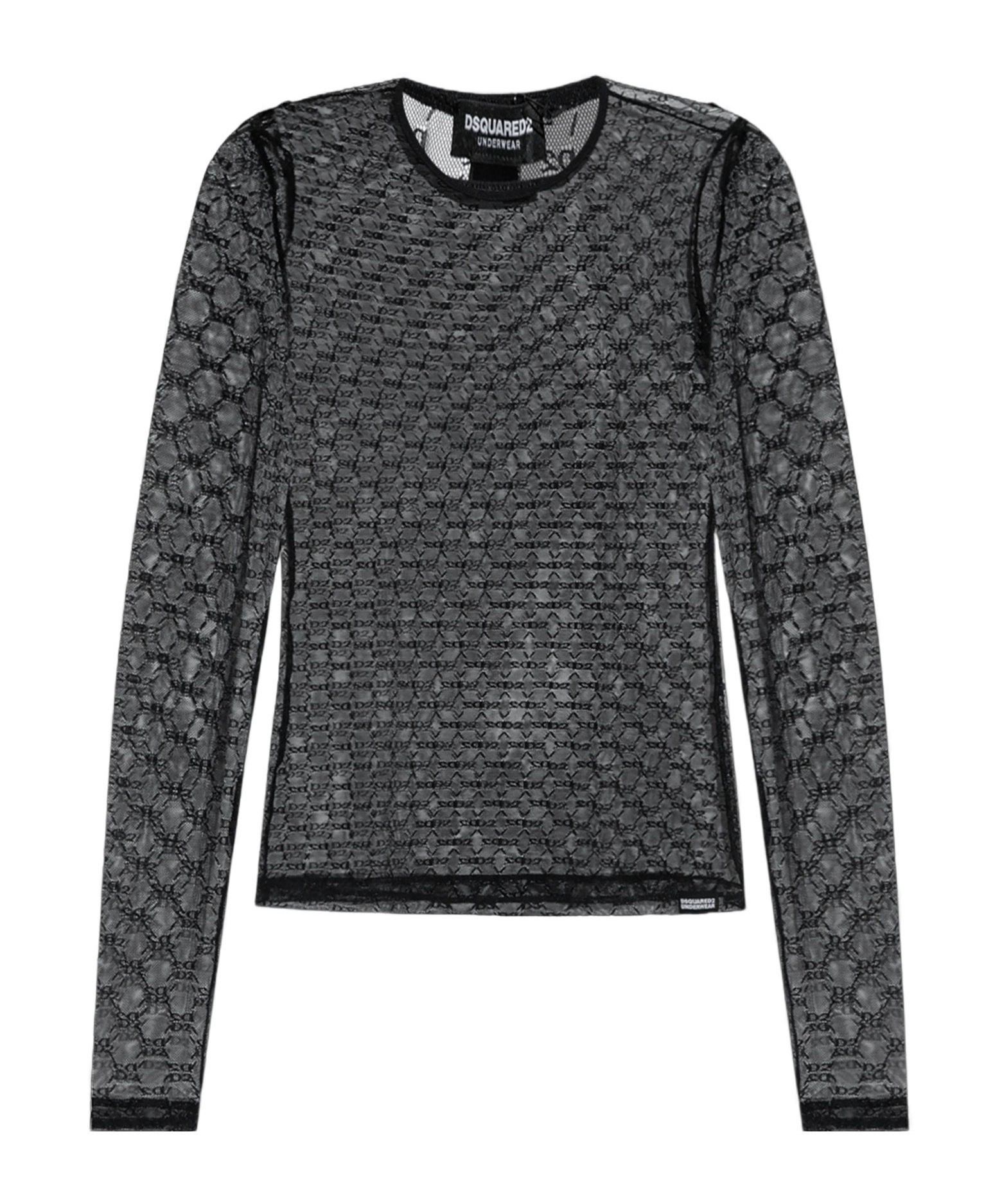 Dsquared2 Long-sleeved T-shirt In Black