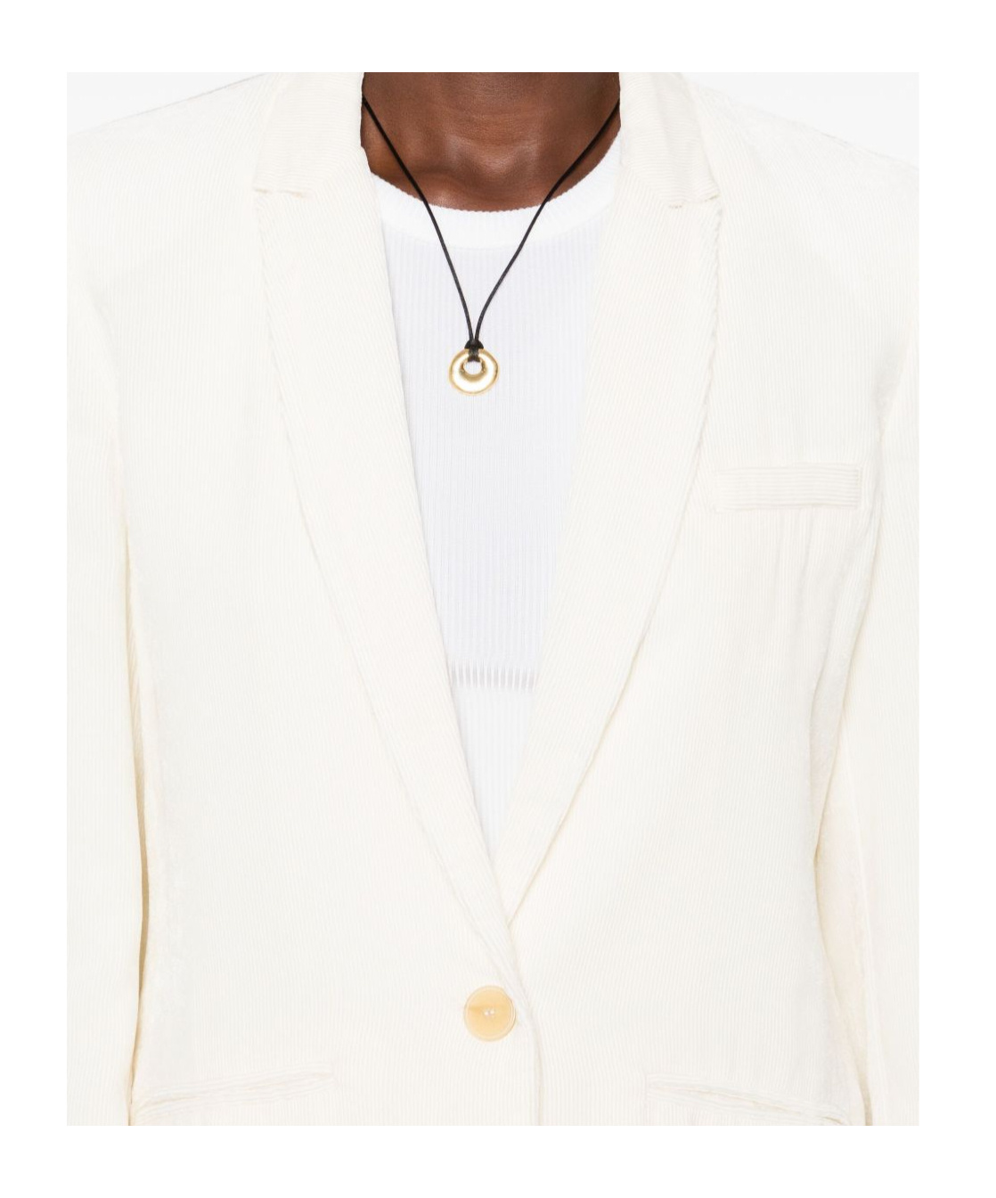 Forte Forte Long-sleeved Suit Jacket In Neutral