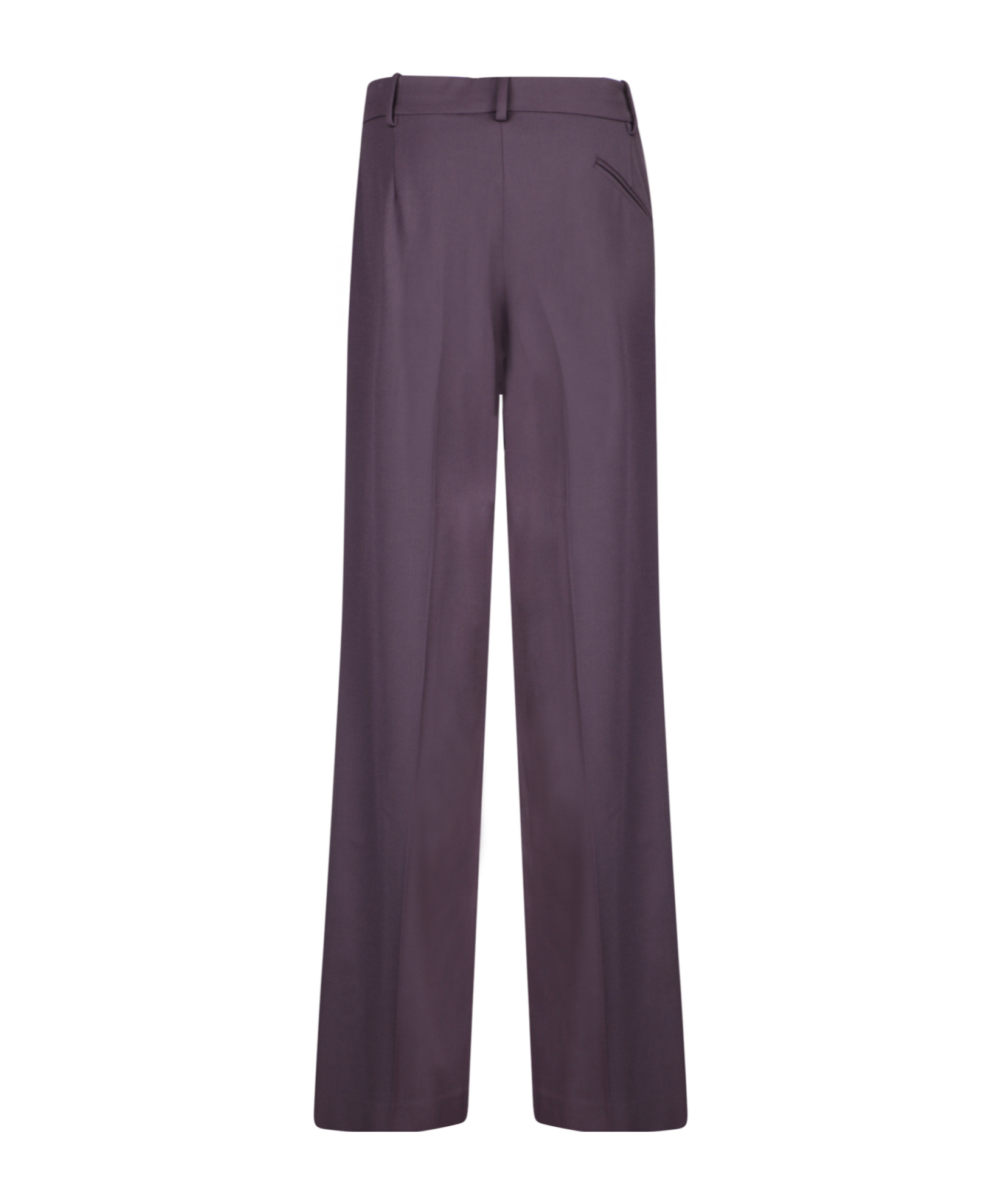 Federica Tosi Belt Loop Trousers In Purple