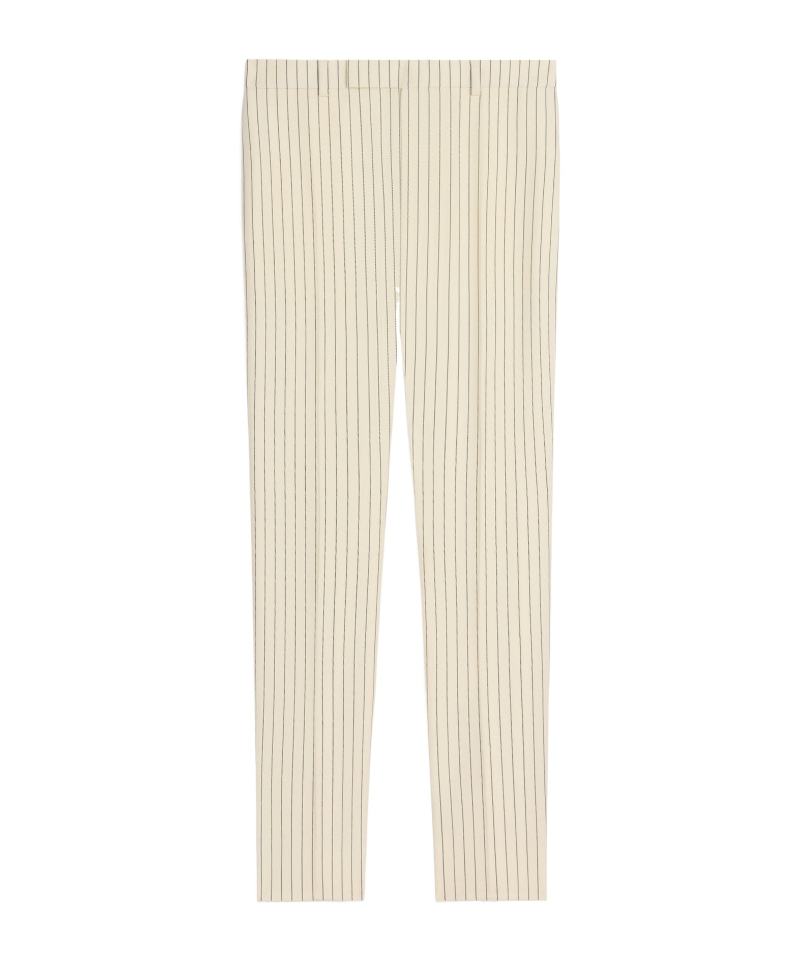 Celine Classic Striped Wool Pants In Nude