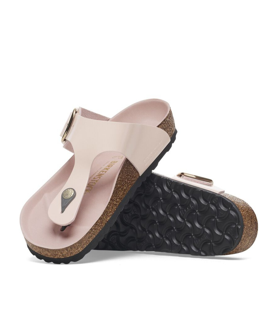 Birkenstock Toe Sandals In Nude