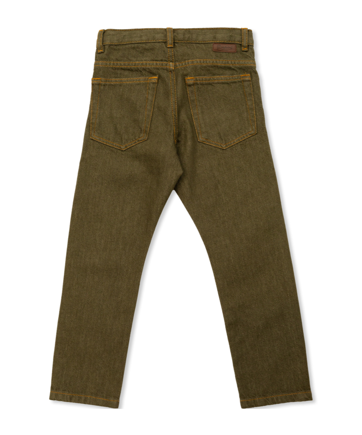 Bonpoint Jeans With Belt Loops In Green