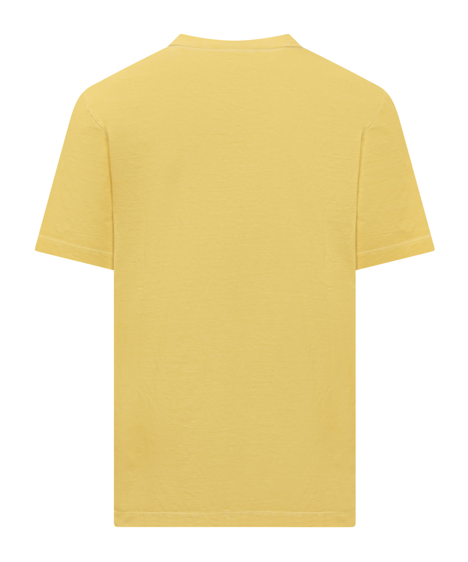 Dsquared2 Cotton Crew-neck T-shirt With Print In Yellow