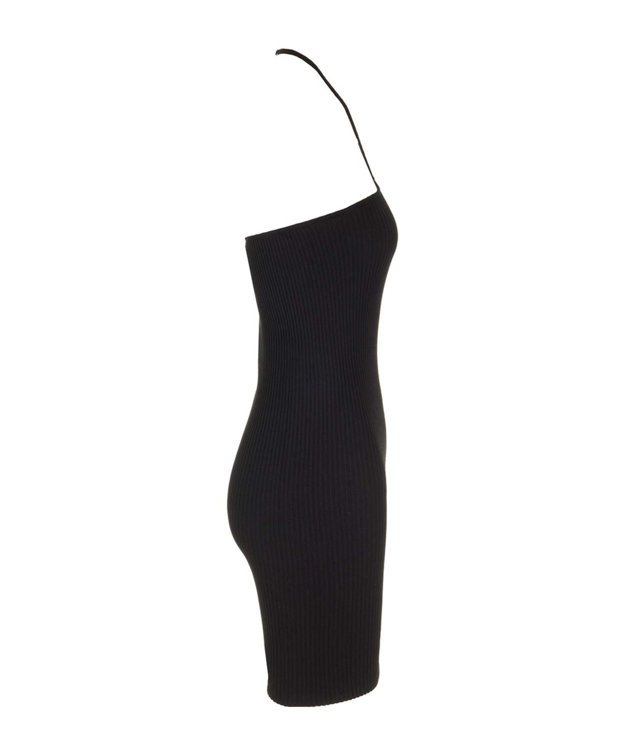 Amiri High-waist Strap-detailed Pencil Midi Skirt In Black