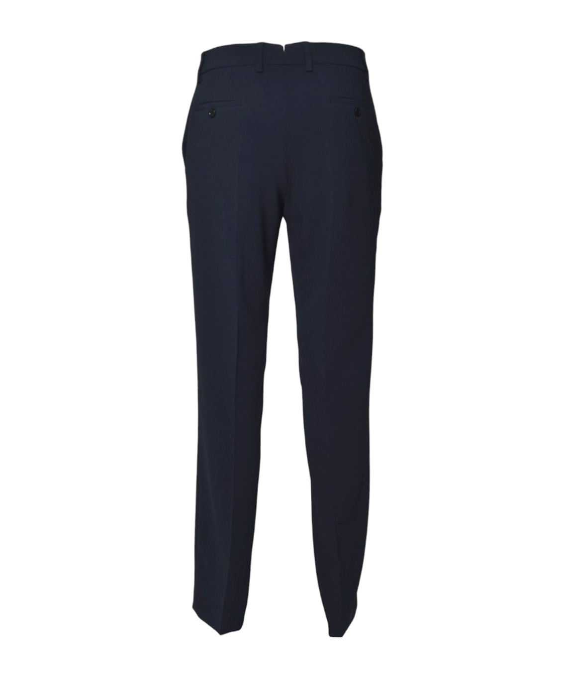 Aspesi Dark Blue Crepe Cady Trousers