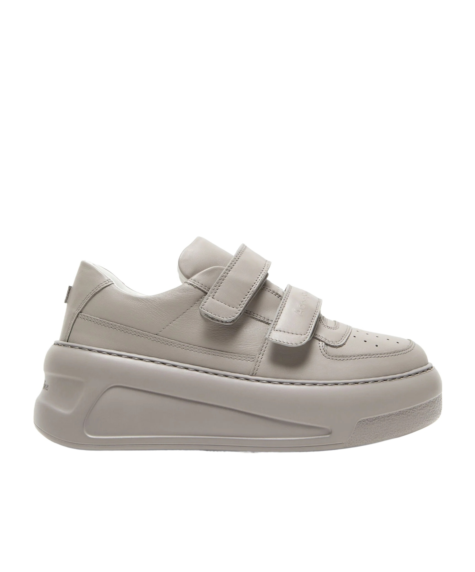 Acne Studios Round Toe Low-top Casual Shoes In Gray