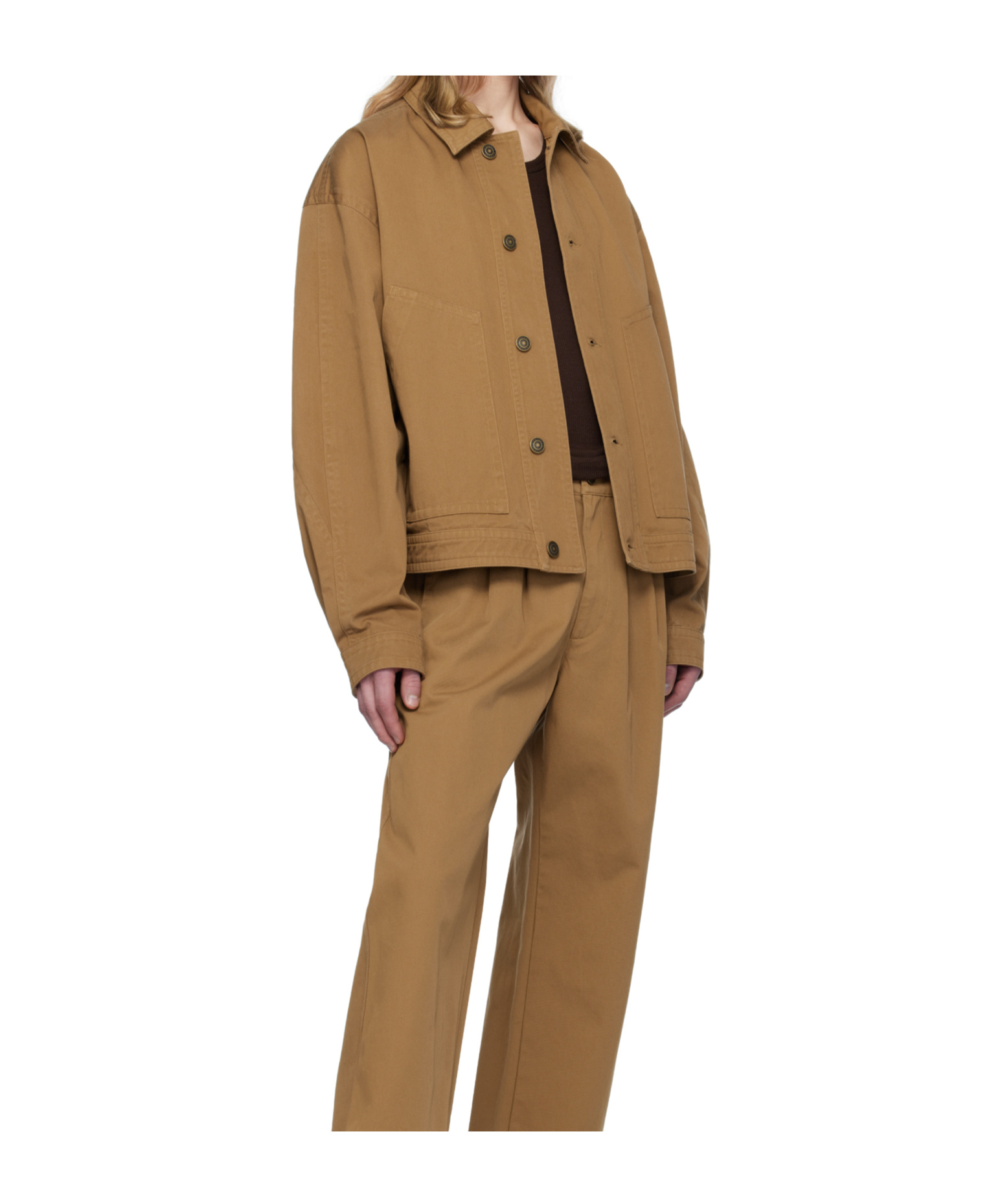 Isabel Marant Lapel Long-sleeved Casual Jacket In Brown