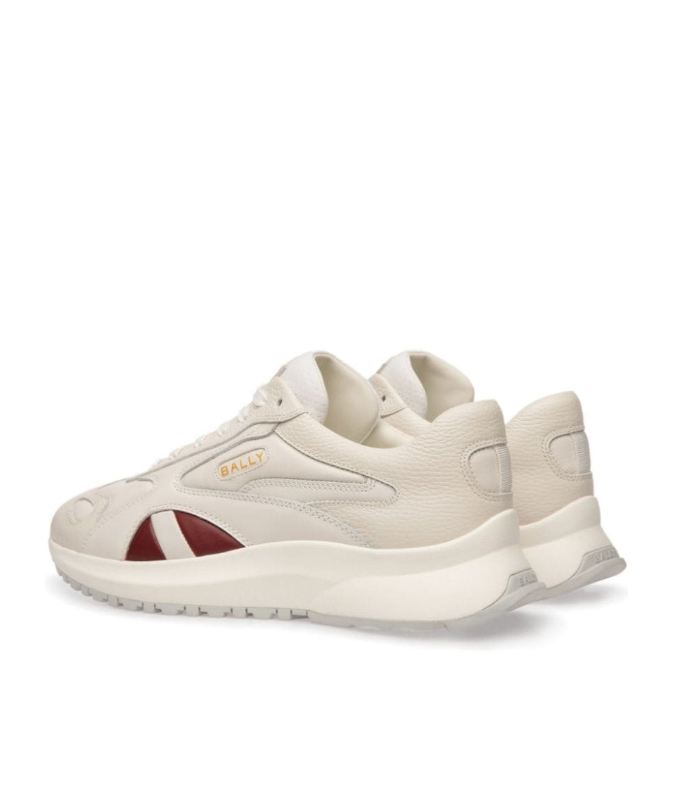 Bally Lace-up Low-cut Sneakers In White