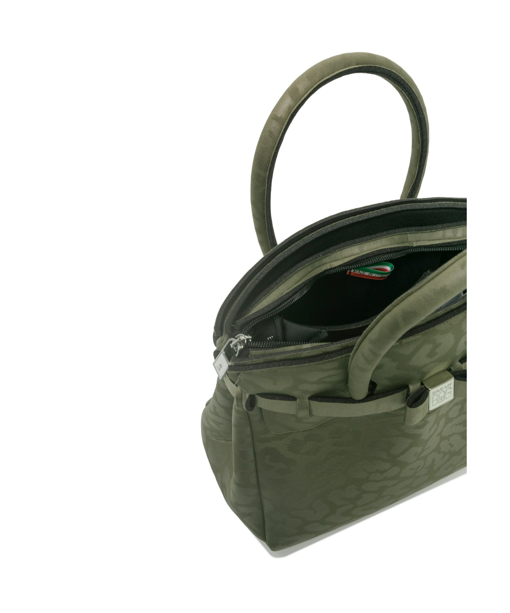 Save My Bag Bow Handbag In Green