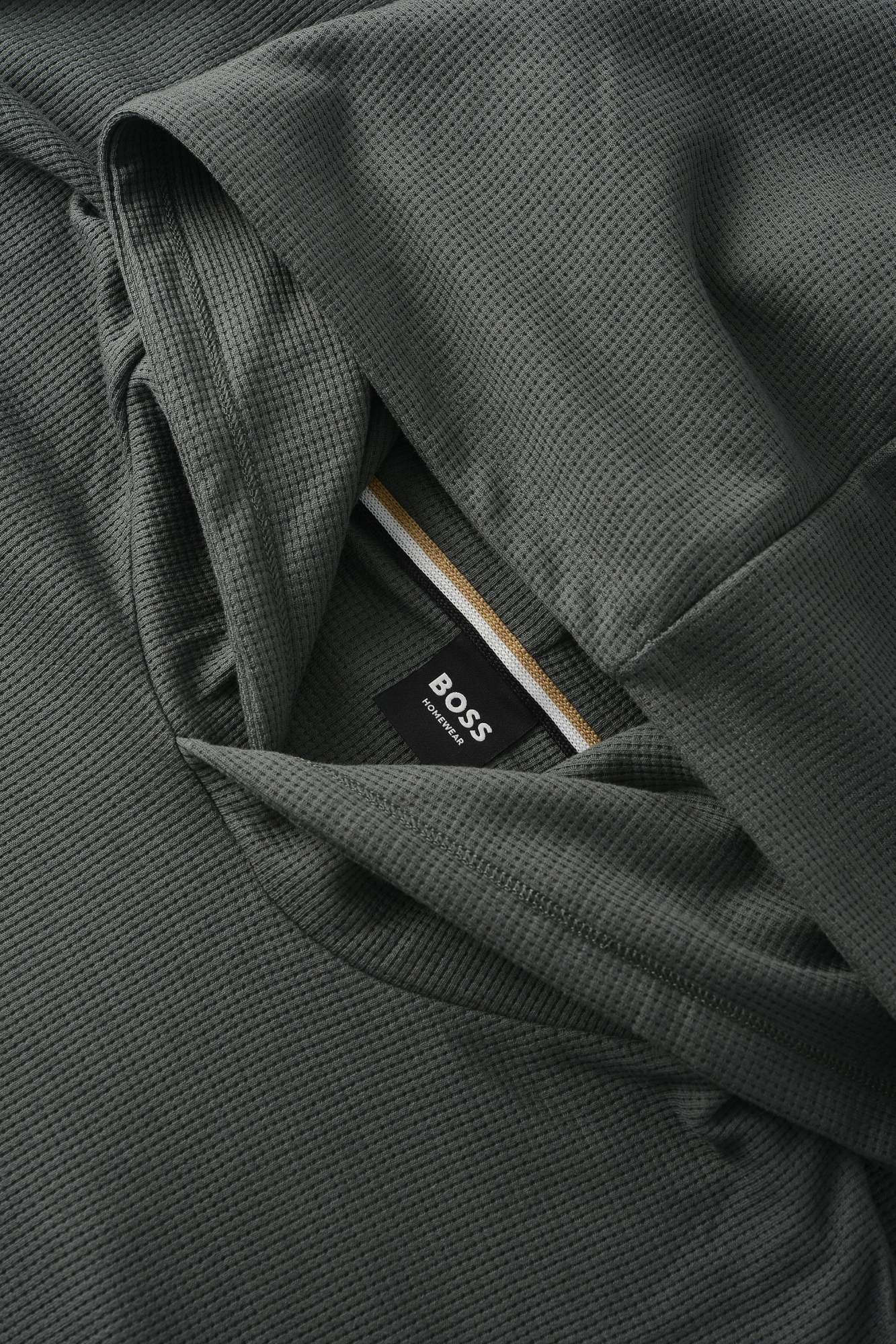 Hugo Boss Long-sleeved Sweatshirt In Gray