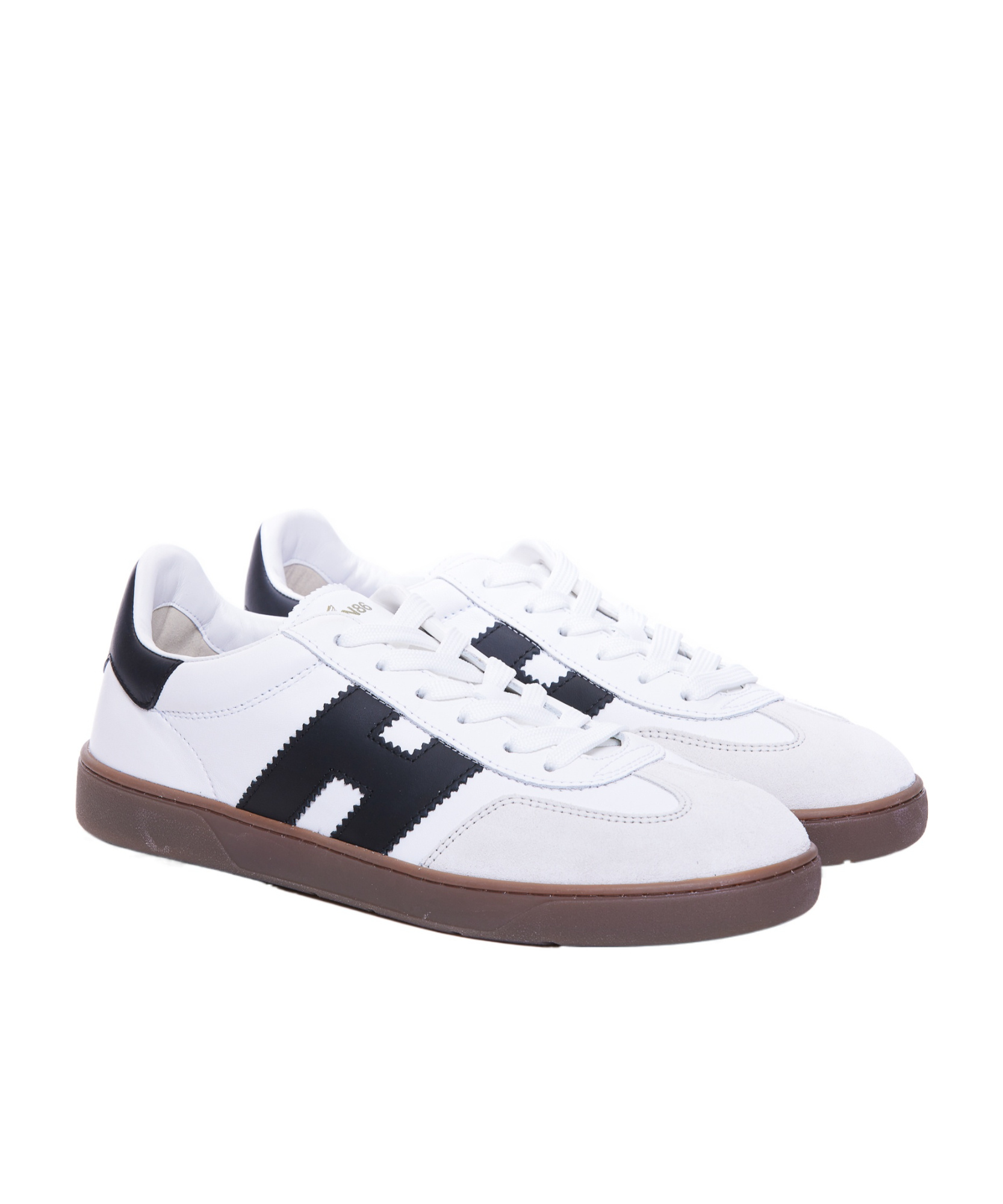 Hogan Round Head Low-cut Casual Shoes In White