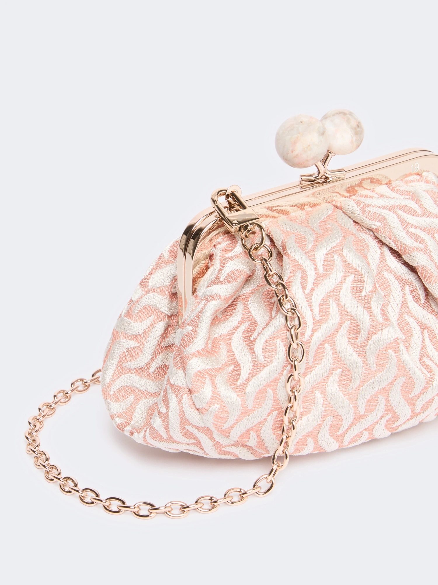 Weekend Max Mara Patterned Shoulder Bag In Pink