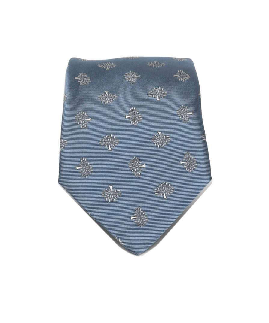Mulberry Pointed Tie In Blue