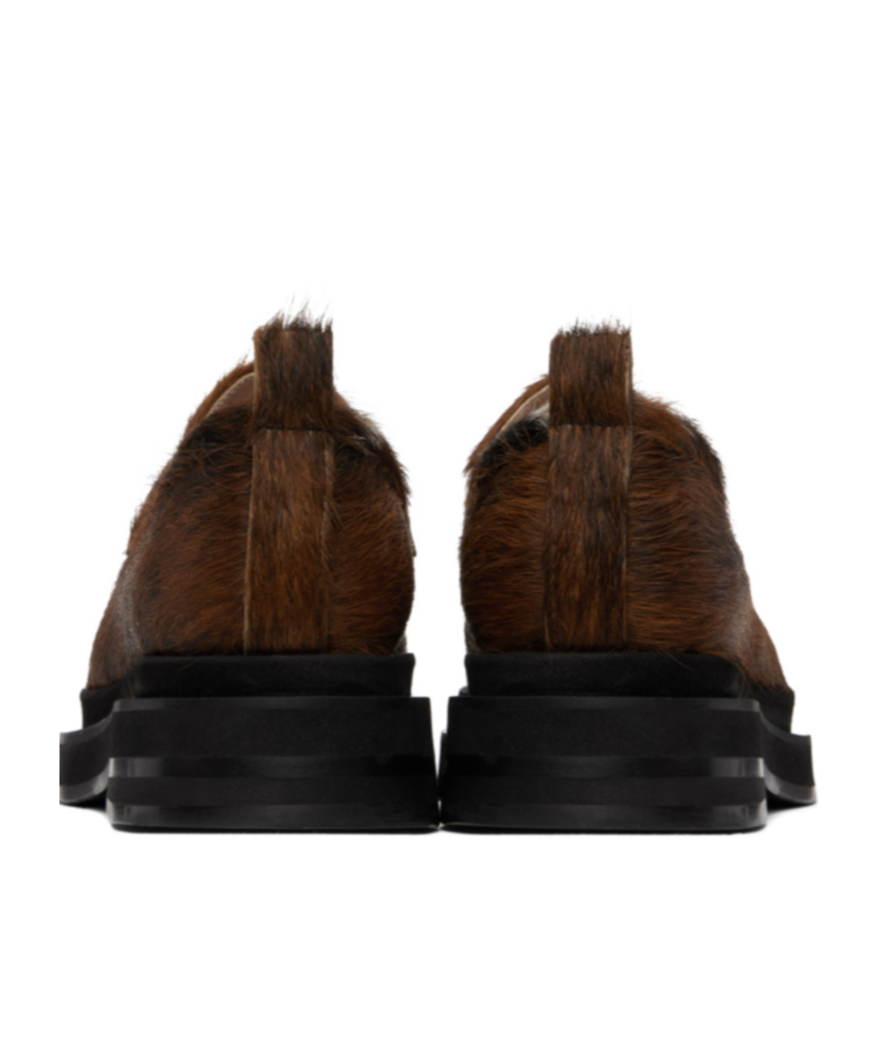 Simone Rocha Split-toed Loafers In Black