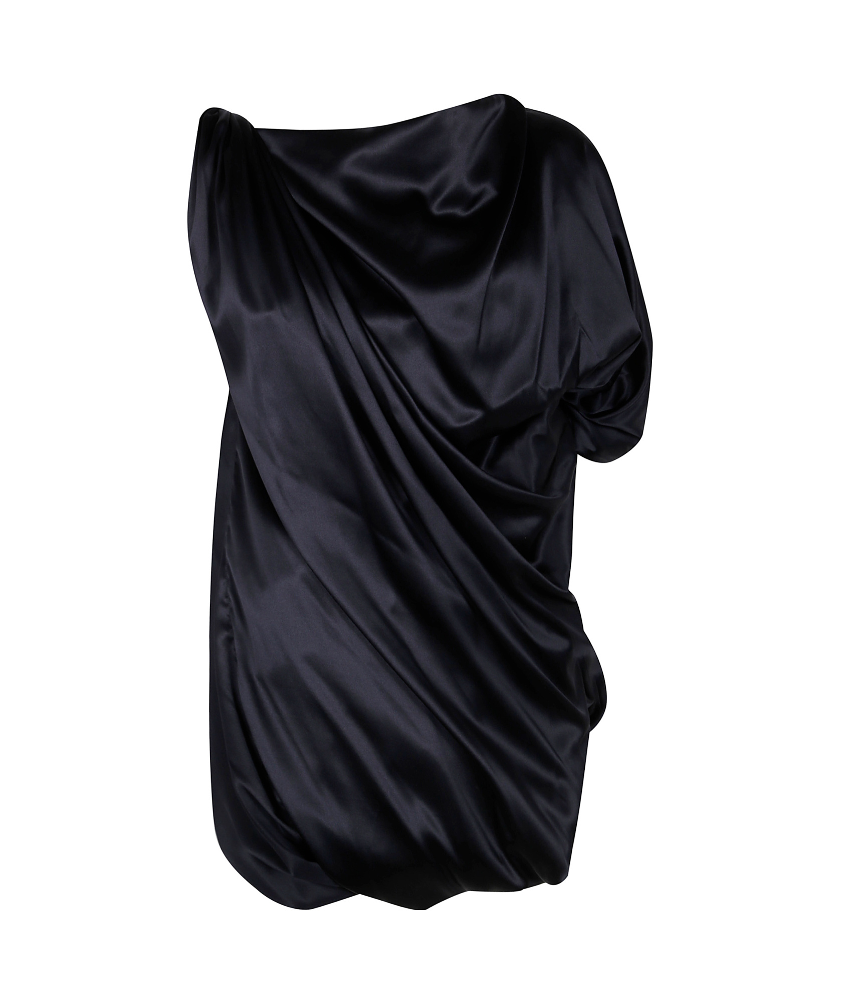 Shop Dries Van Noten Asymmetrical Blouse In Black