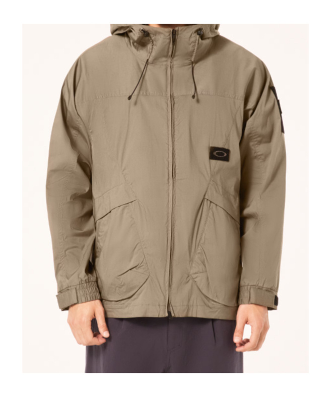 Oakley Fgl Sector 4.0 Hooded Jacket In Sheet Metal