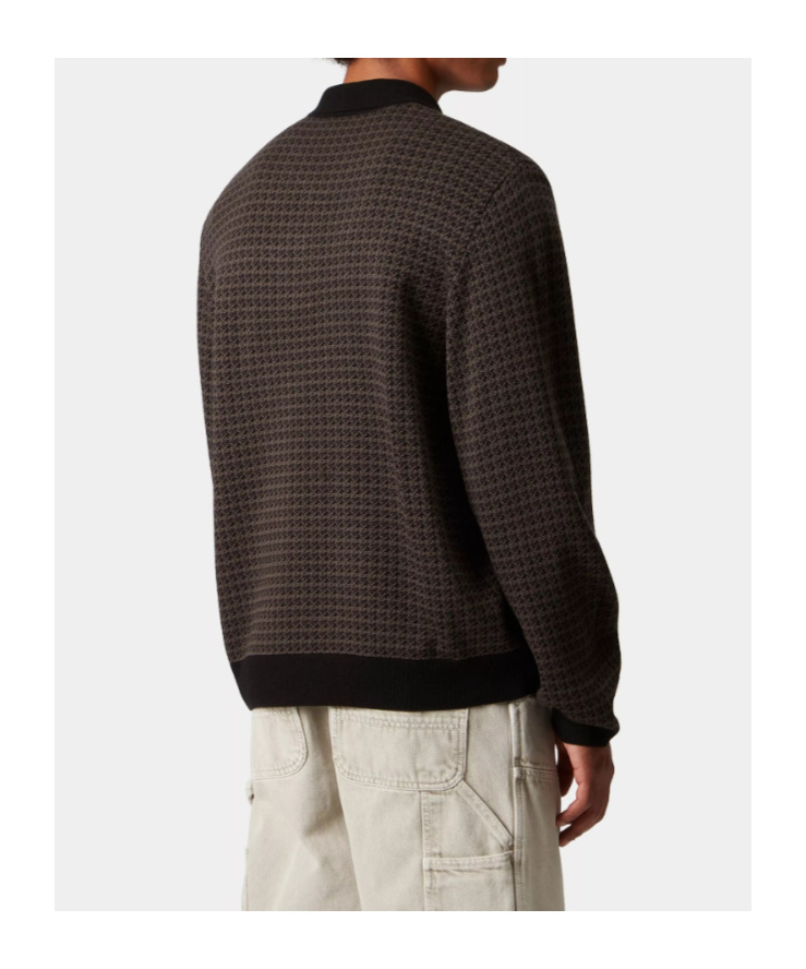 Carhartt L/s Lowis Polo In Gray
