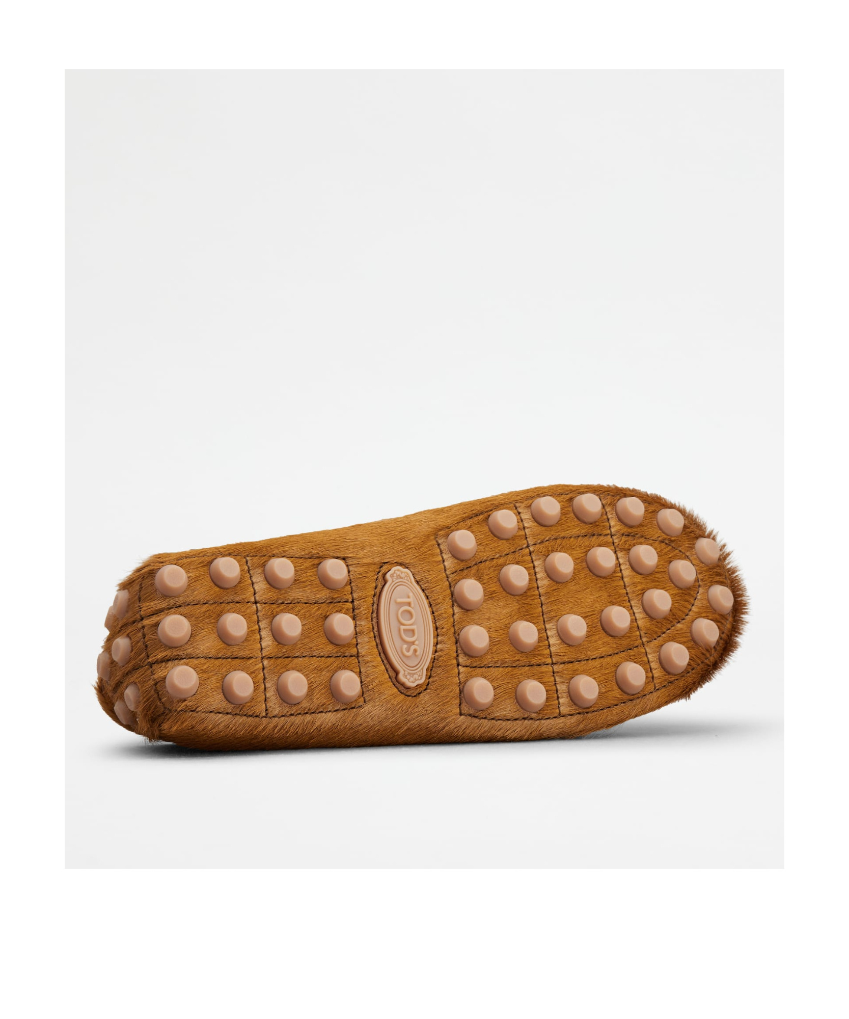 Tod's Gommino Calf-hair Loafers In Brown