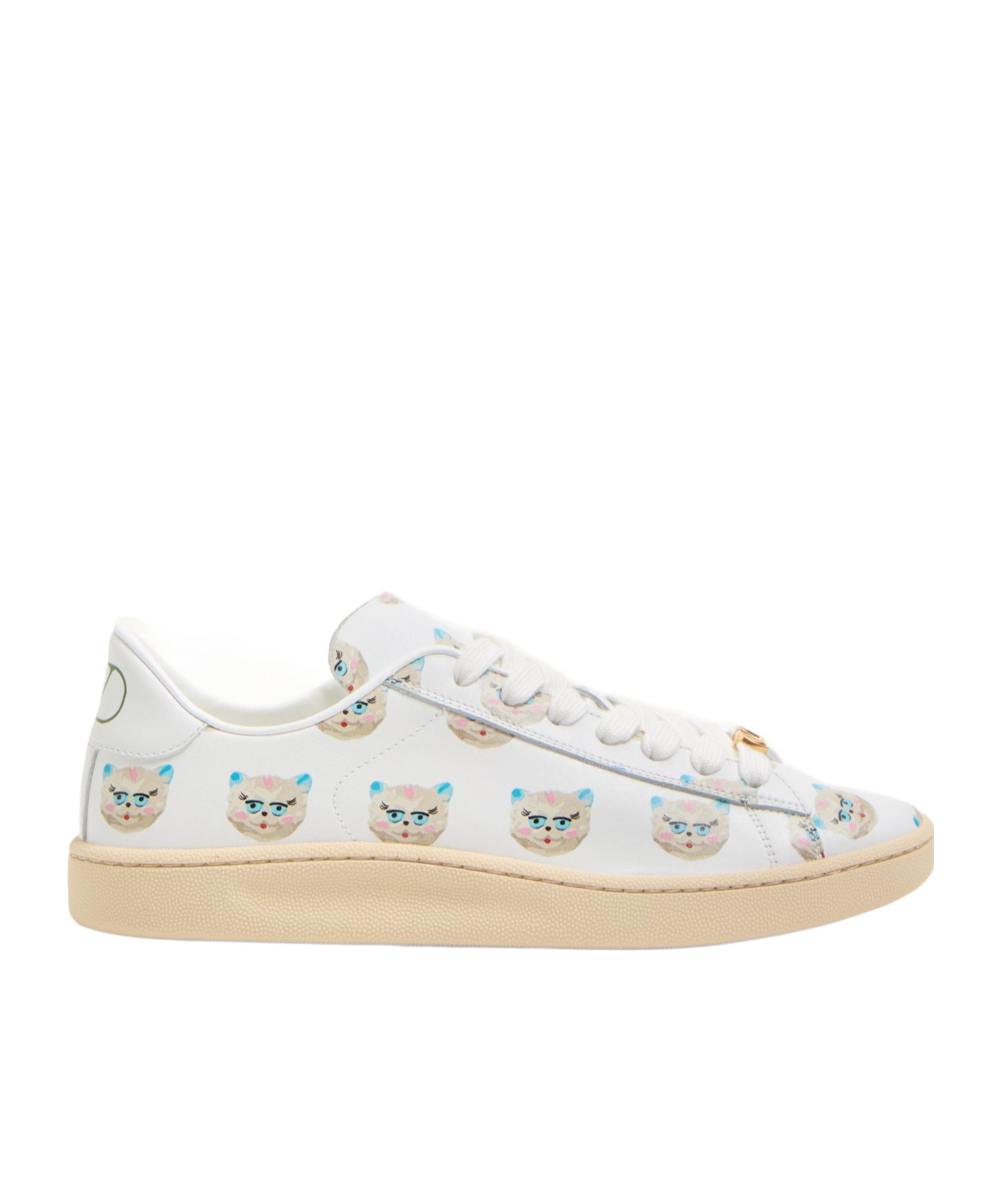 Valentino Royco Le Chat De La Maison Sneakers In White