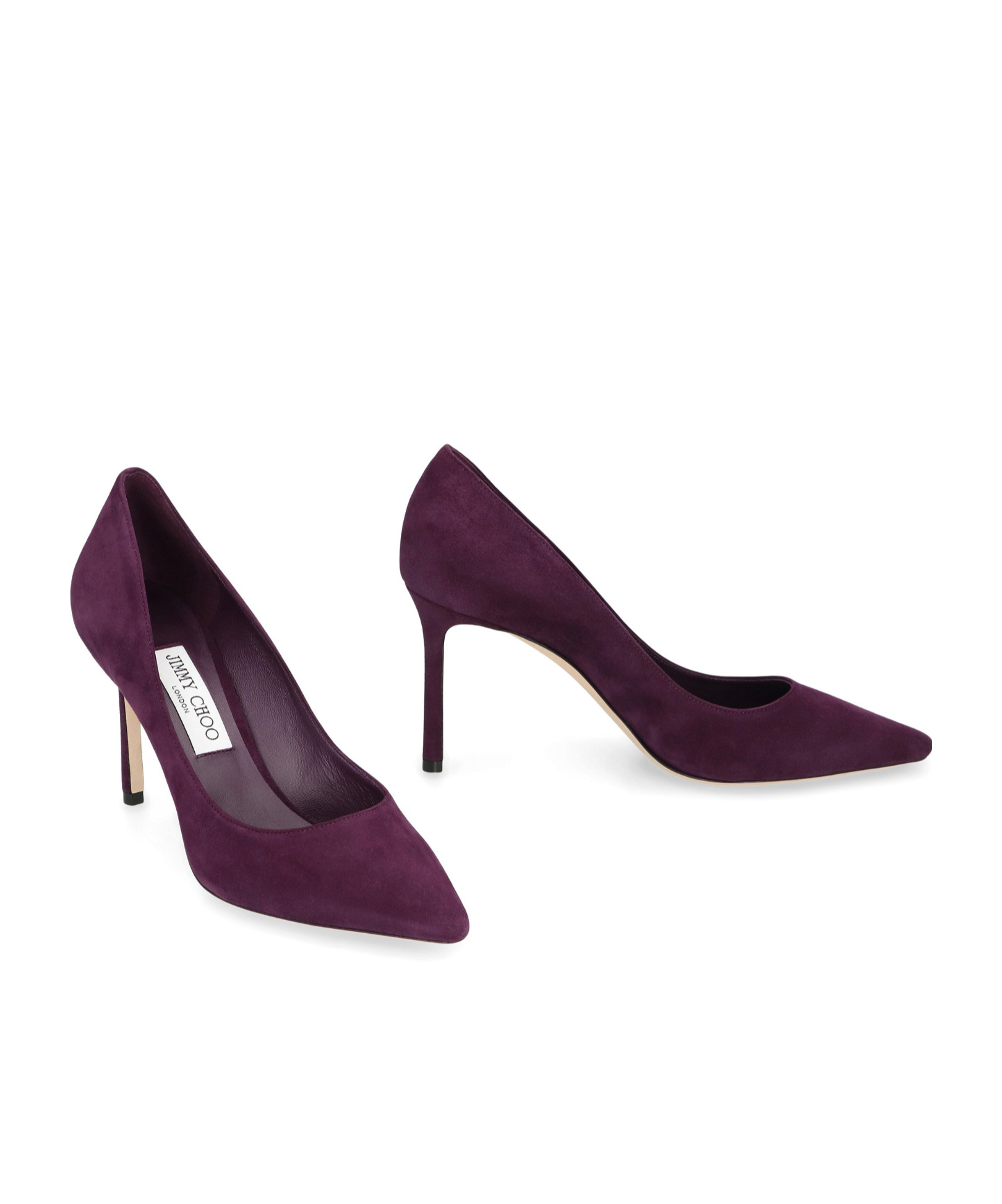 Jimmy Choo Pointed-toe High Heels In Purple