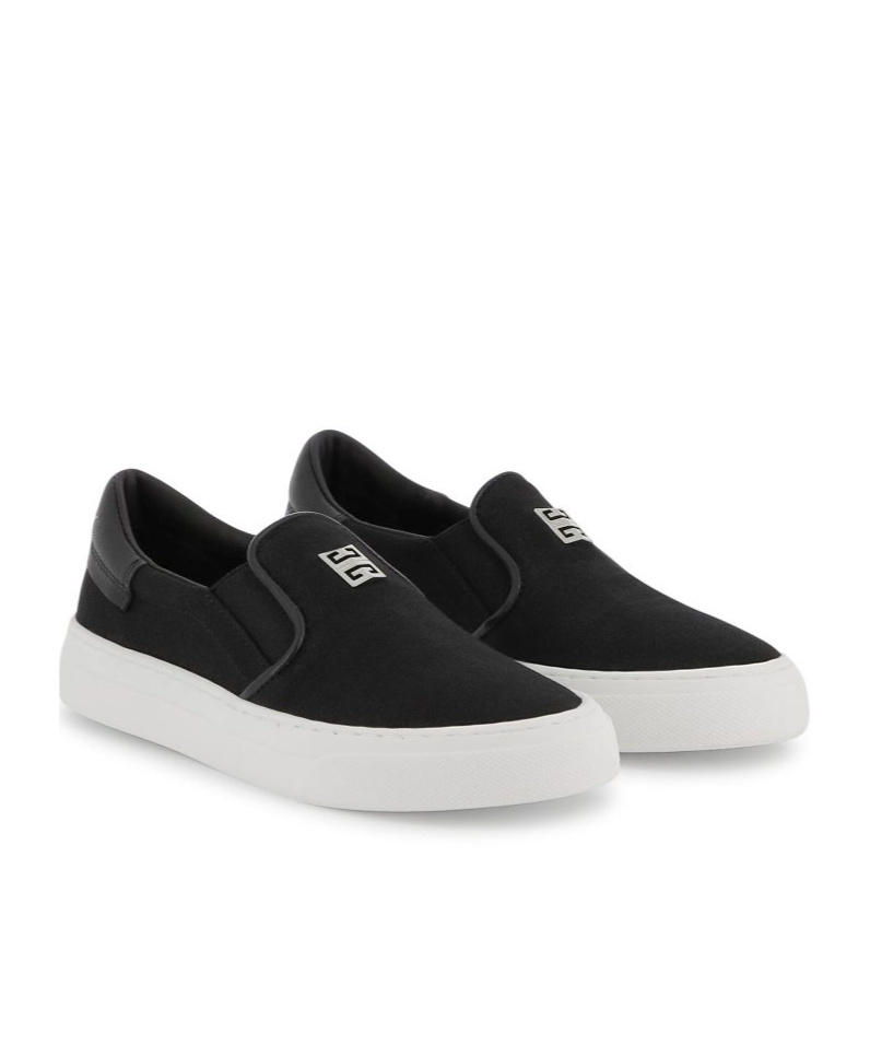 Givenchy Round-head Casual Shoes In Black