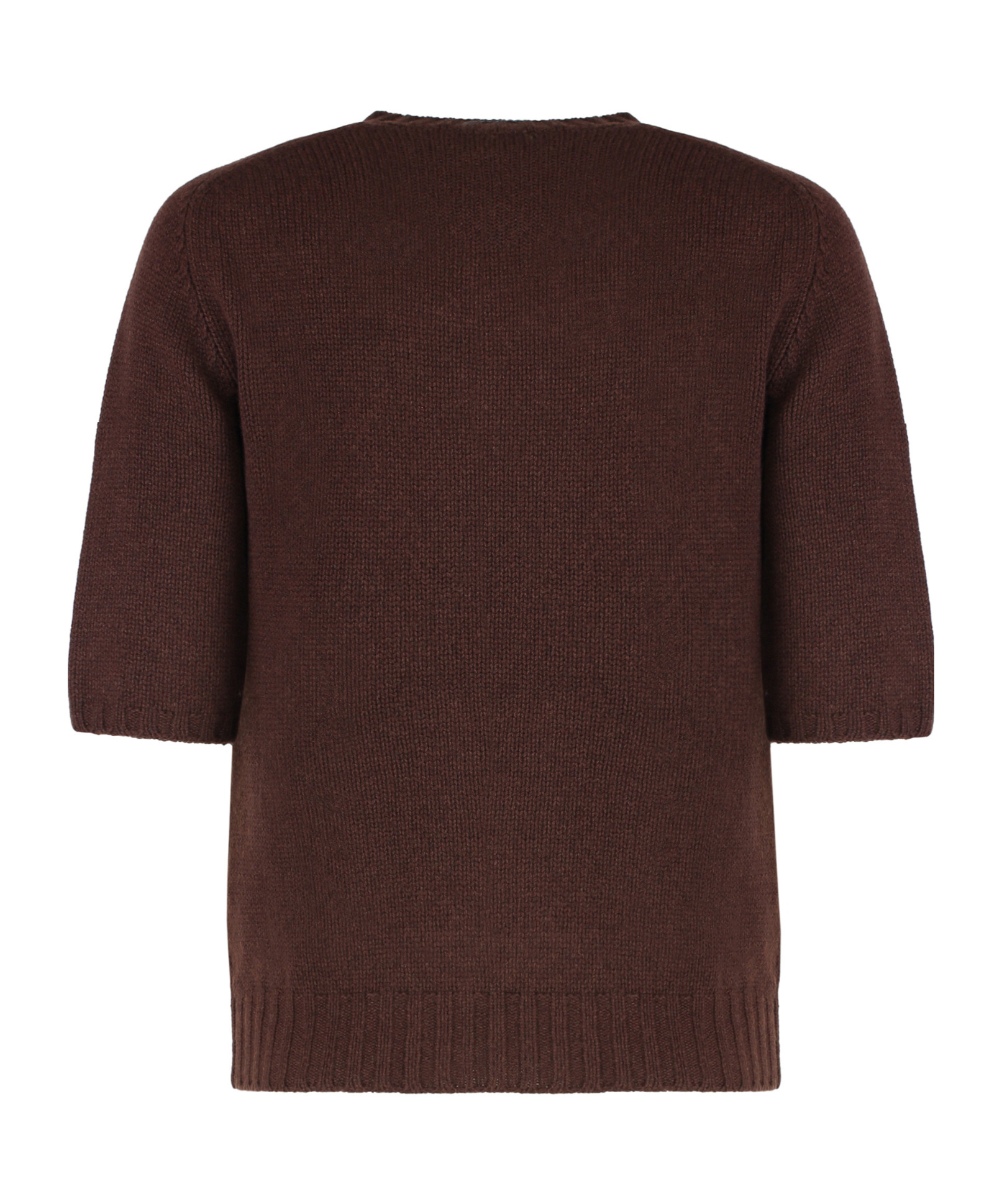 Fabiana Filippi Stone-embellished Cut-out Sweater In Burgundy