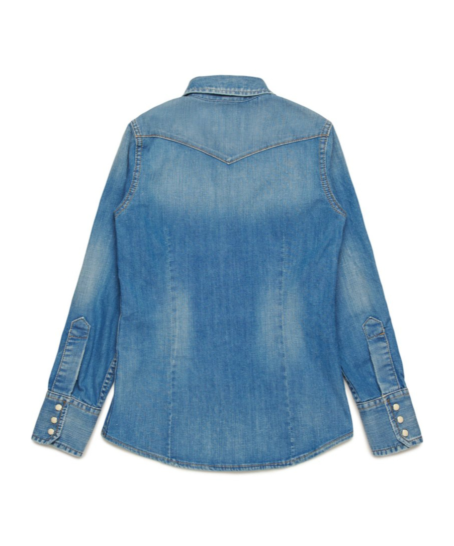 Dsquared2 Denim Shirt In Blue