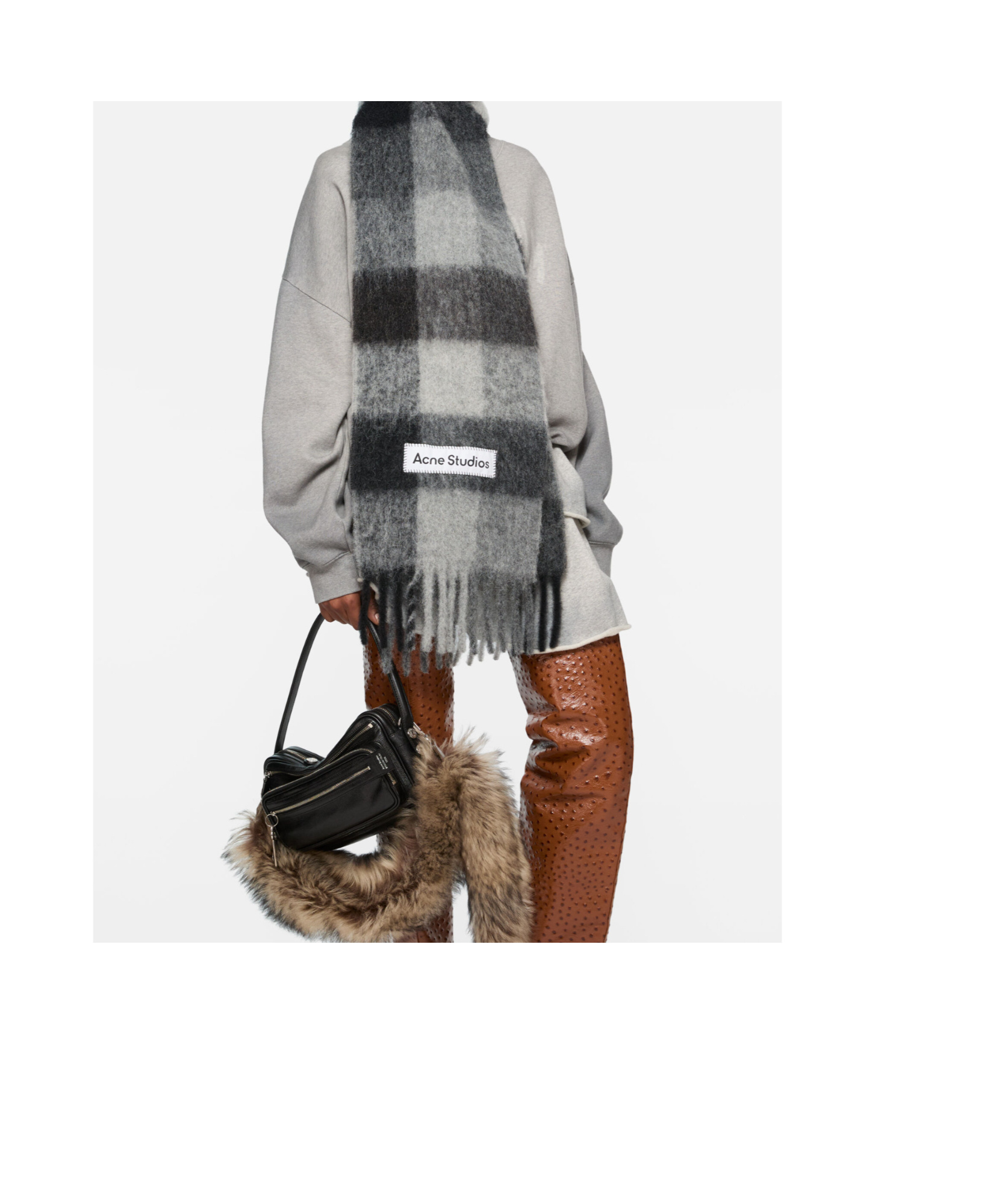Acne Studios Scarf In Black