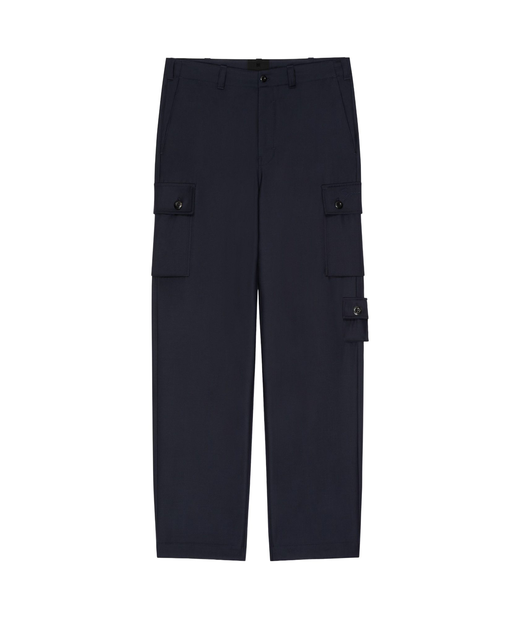 Givenchy Belt-loop Casual Pants In Blue