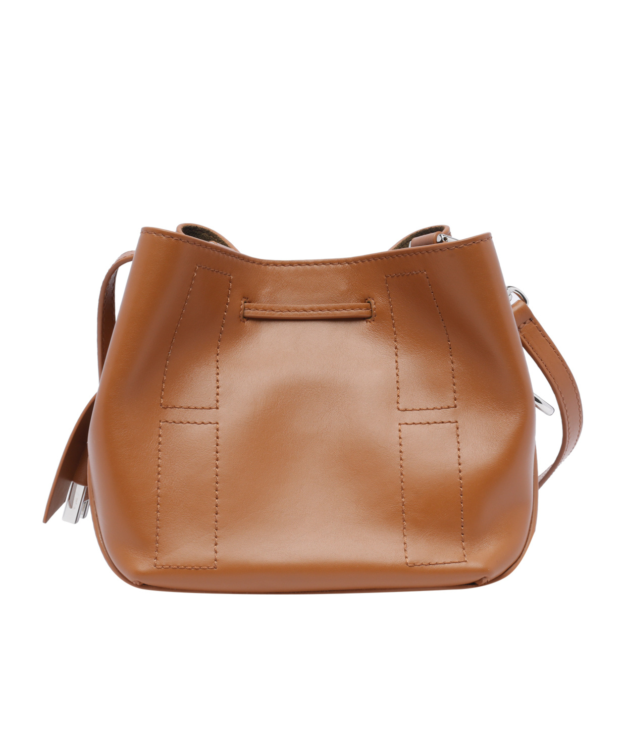 Hogan Mini Kenya Bucket Bag With Adjustable Strap In Brown