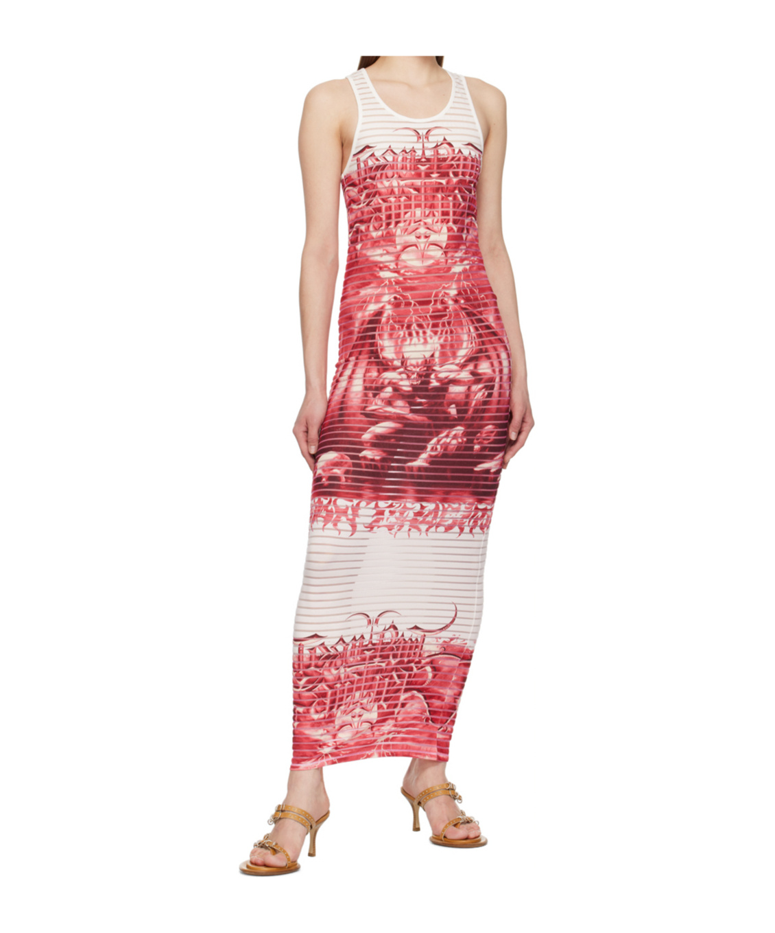 Jean Paul Gaultier The Red Diablo Maxi Dress